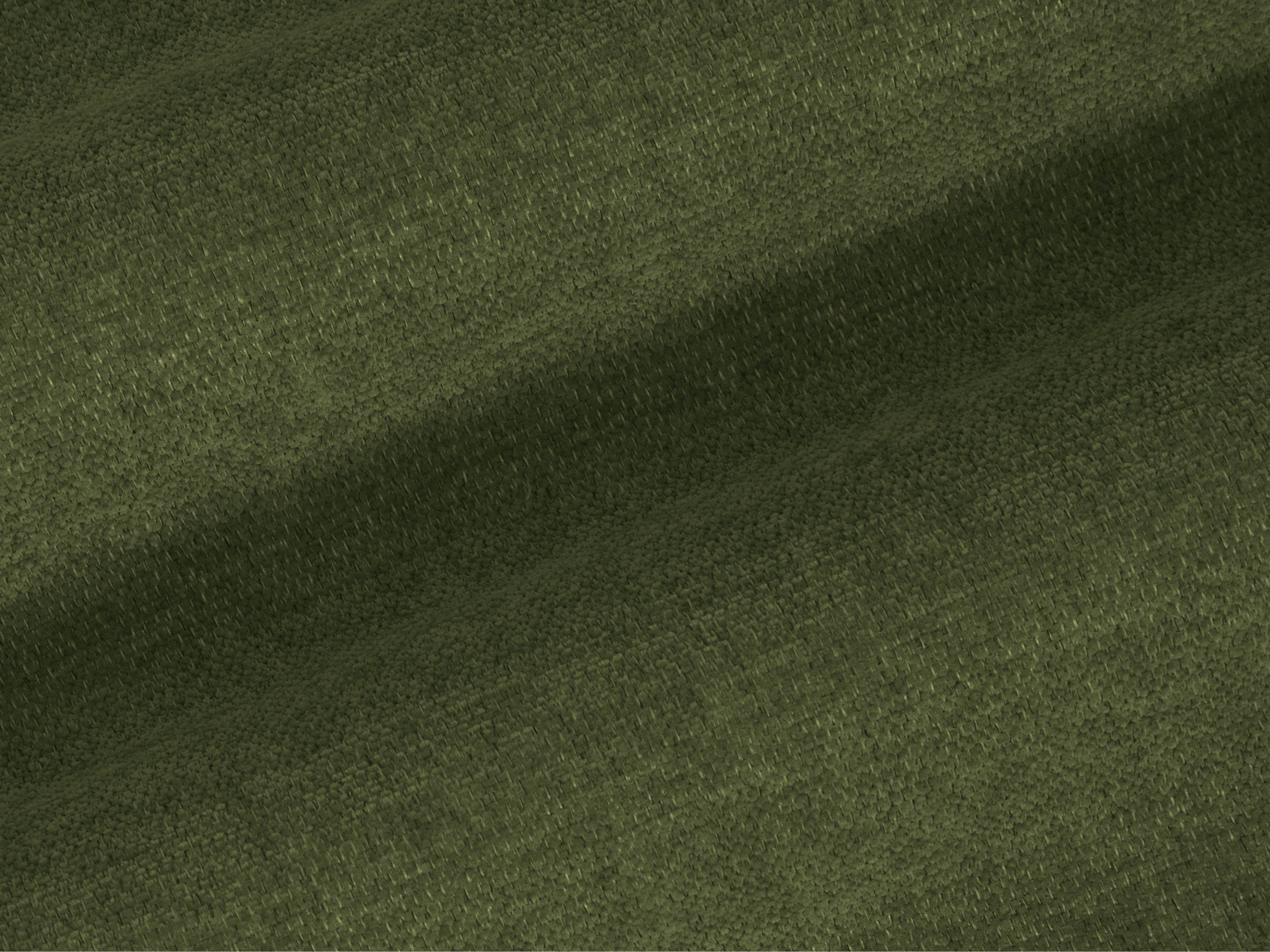 Rechtsseitige Eckcouch LISA grüner Chenille