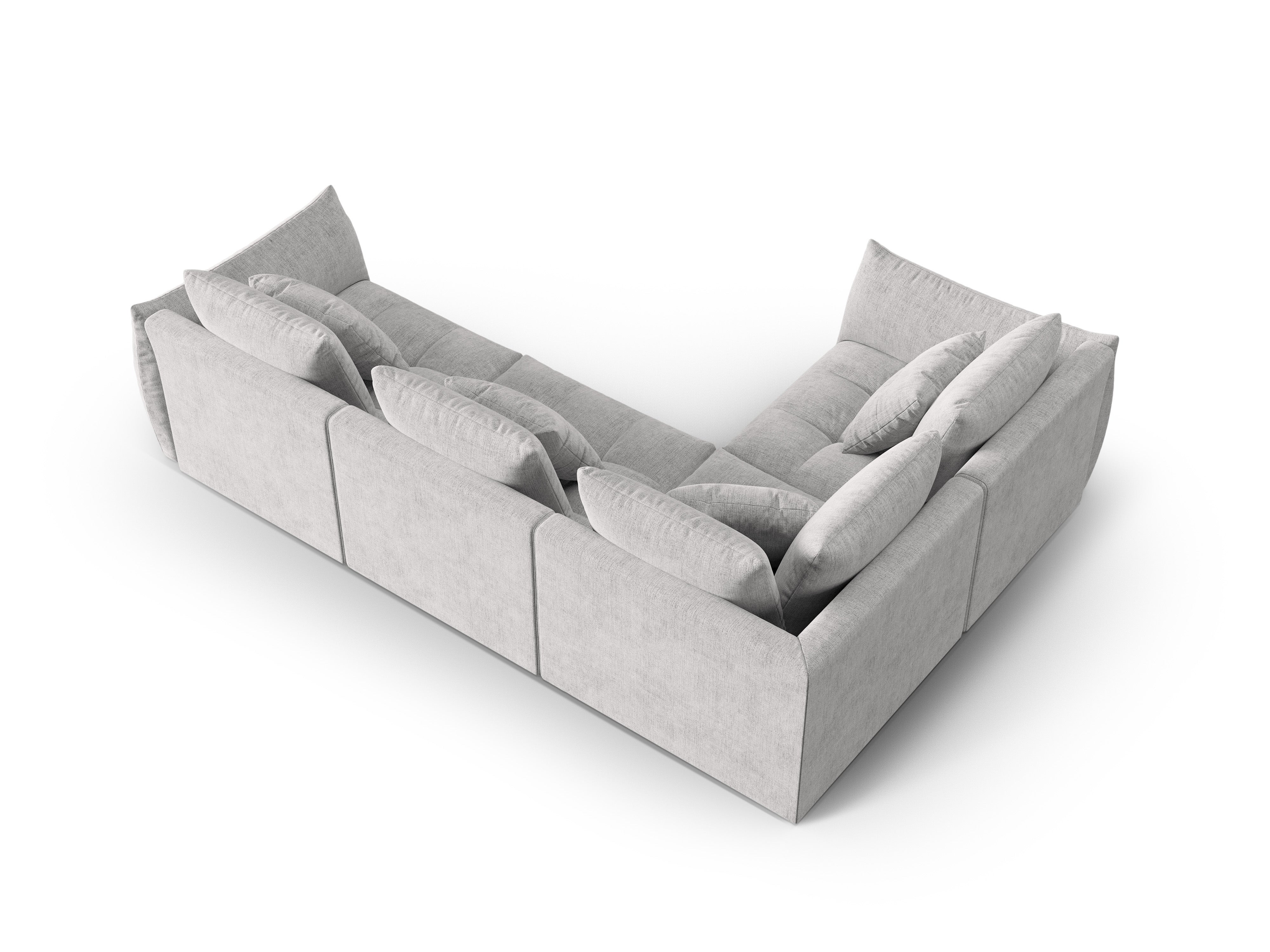 Modulares linke Ecksofa, "Bloom", 3 Sitze, Silber, 316x216x95
In Europa gemacht