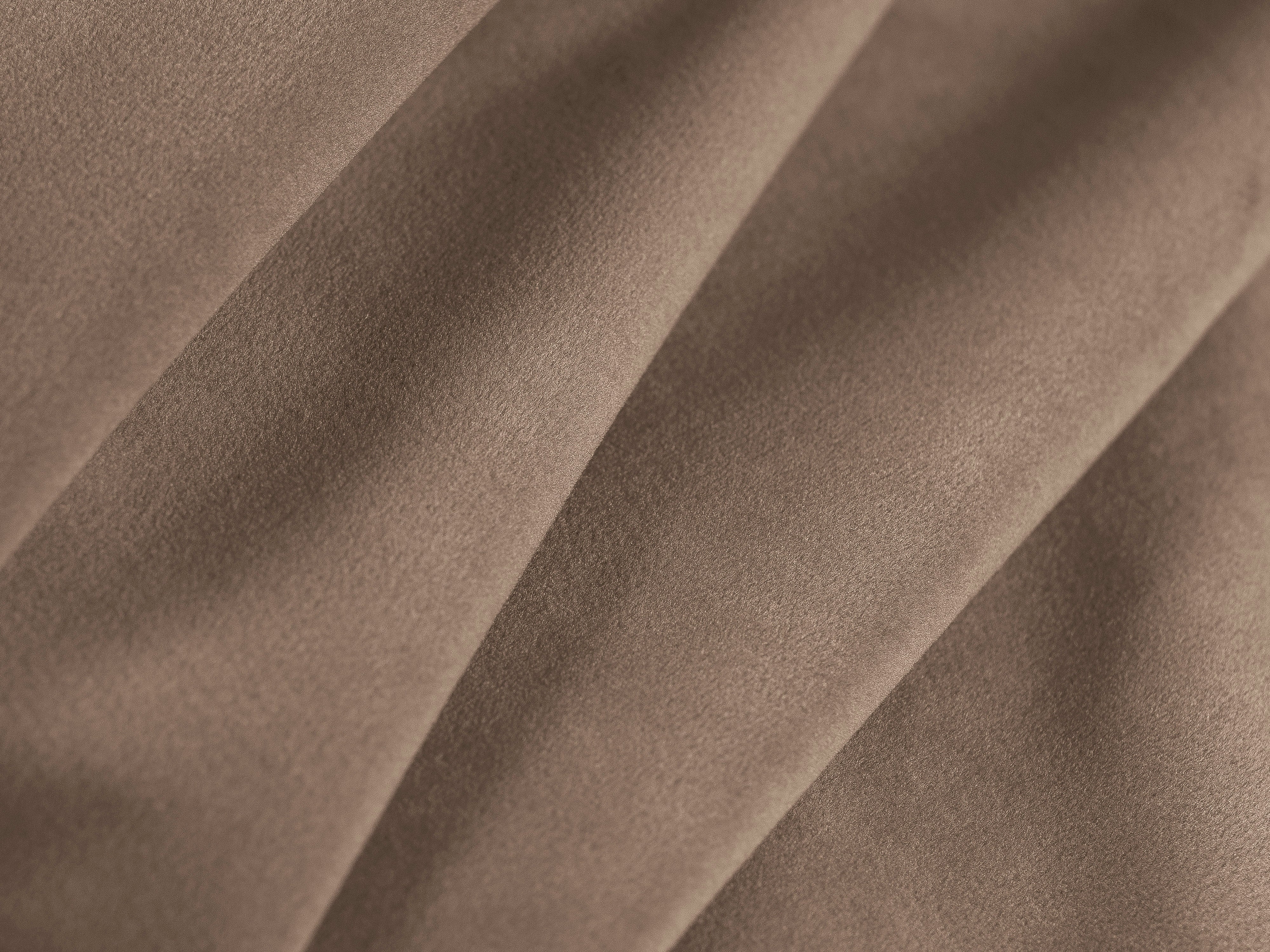 Samt-Ecksofa in L-Form links BEMY grau-braun