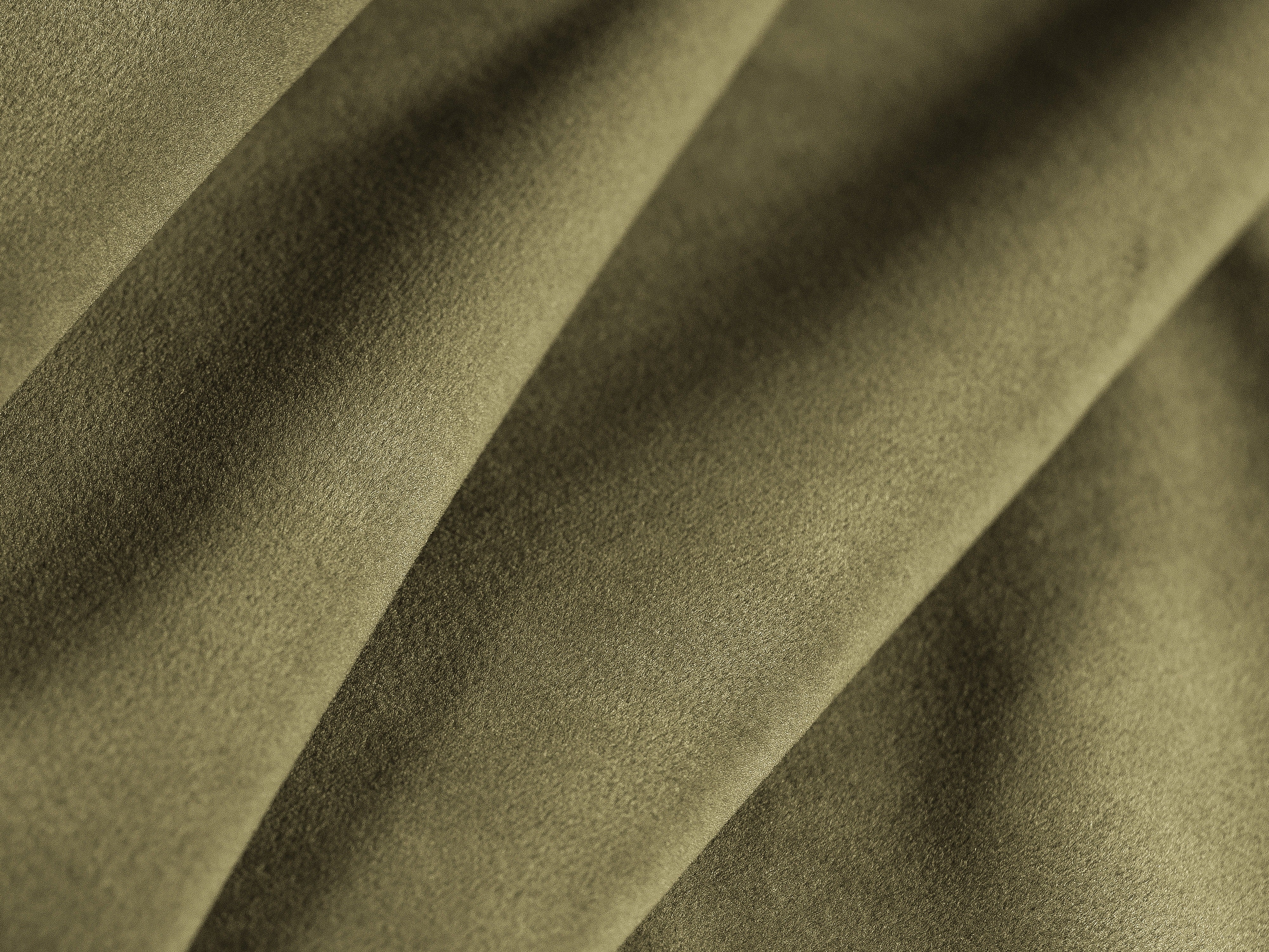 Green right-facing velvet corner sofa for 4 people KATE
