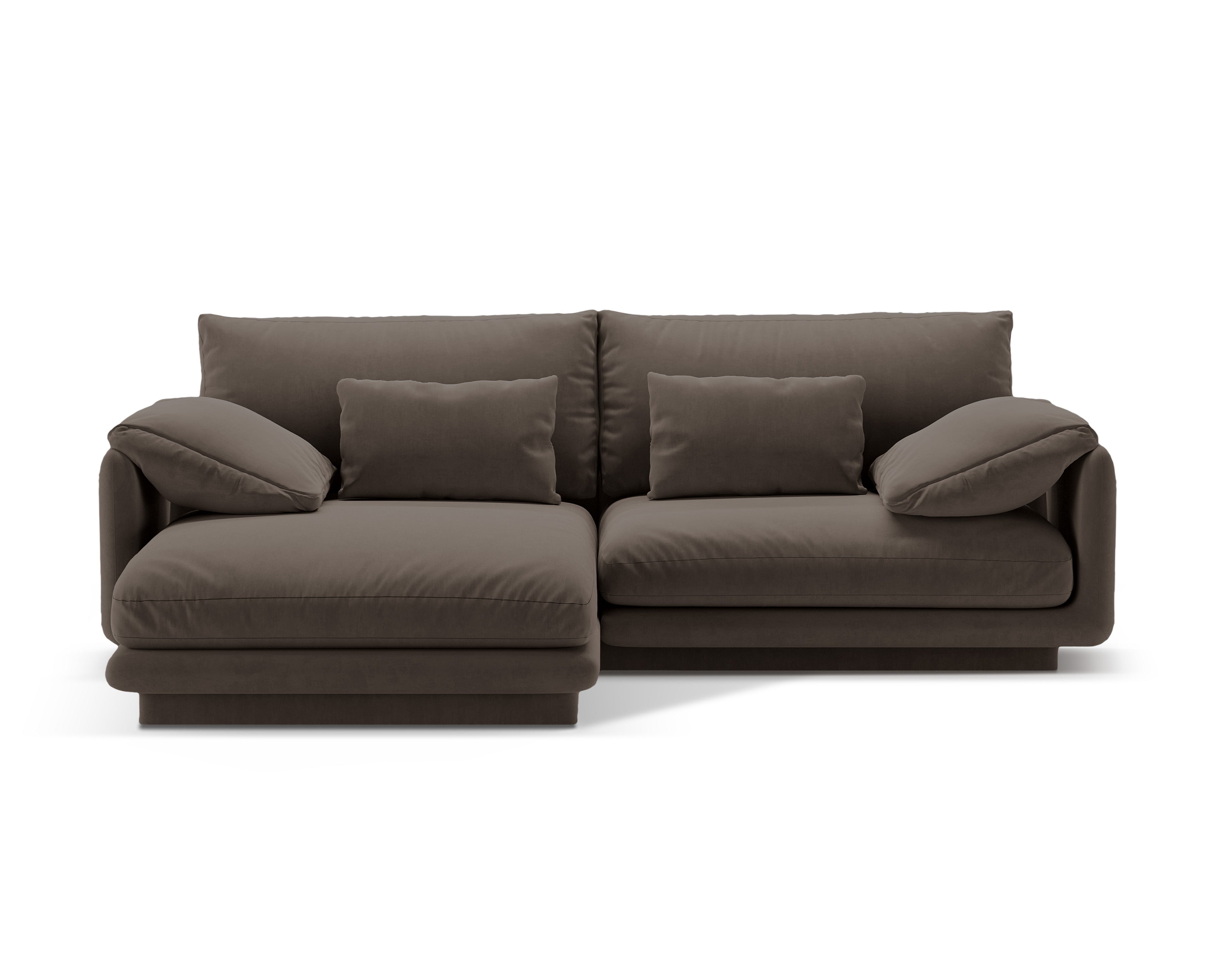 Velvet 3-person left-handed Torino Heban bronze corner
