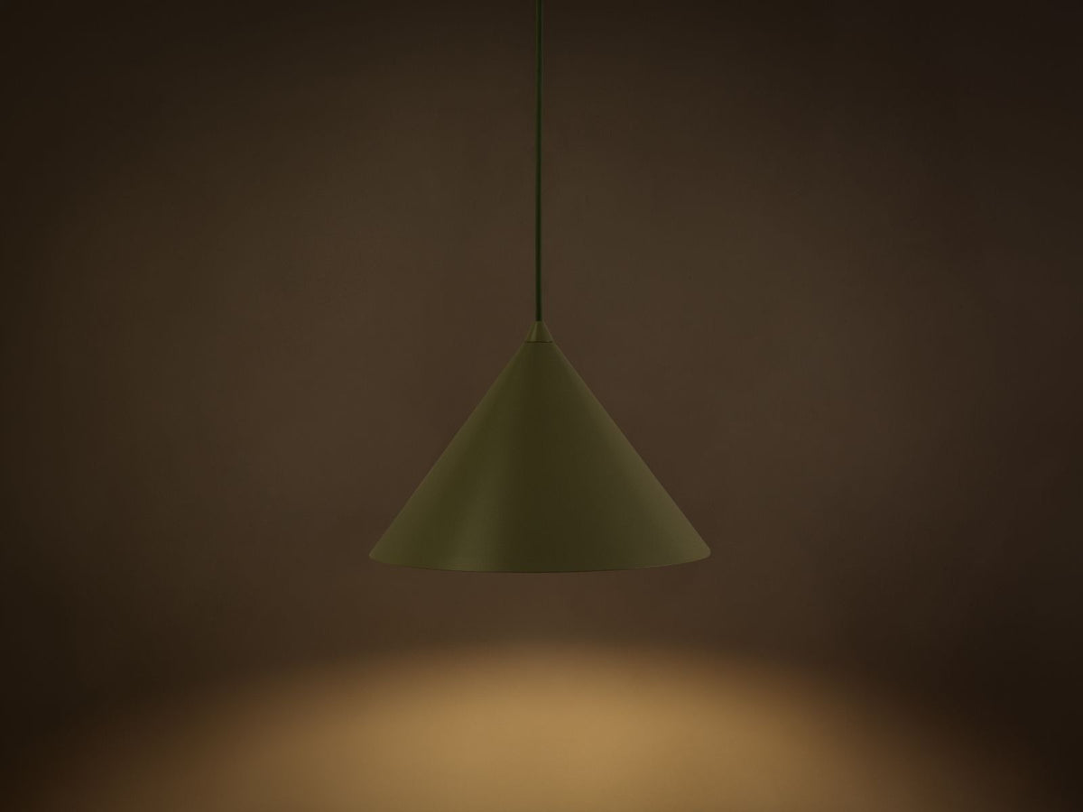 Lampa wisząca TIMBO jasnooliwkowy – ujęcie 3
