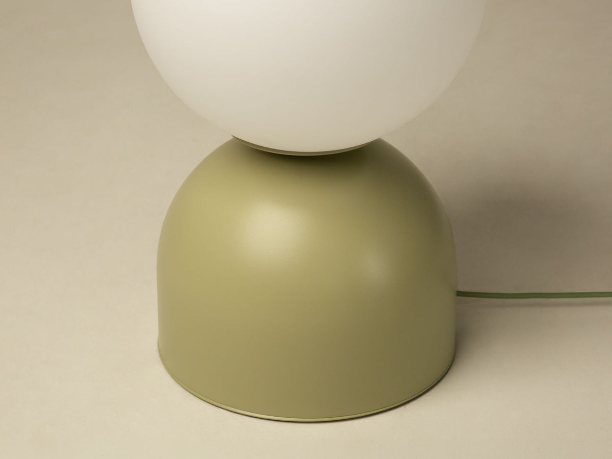 Lampa podłogowa ELY jasnooliwkowy – ujęcie 4