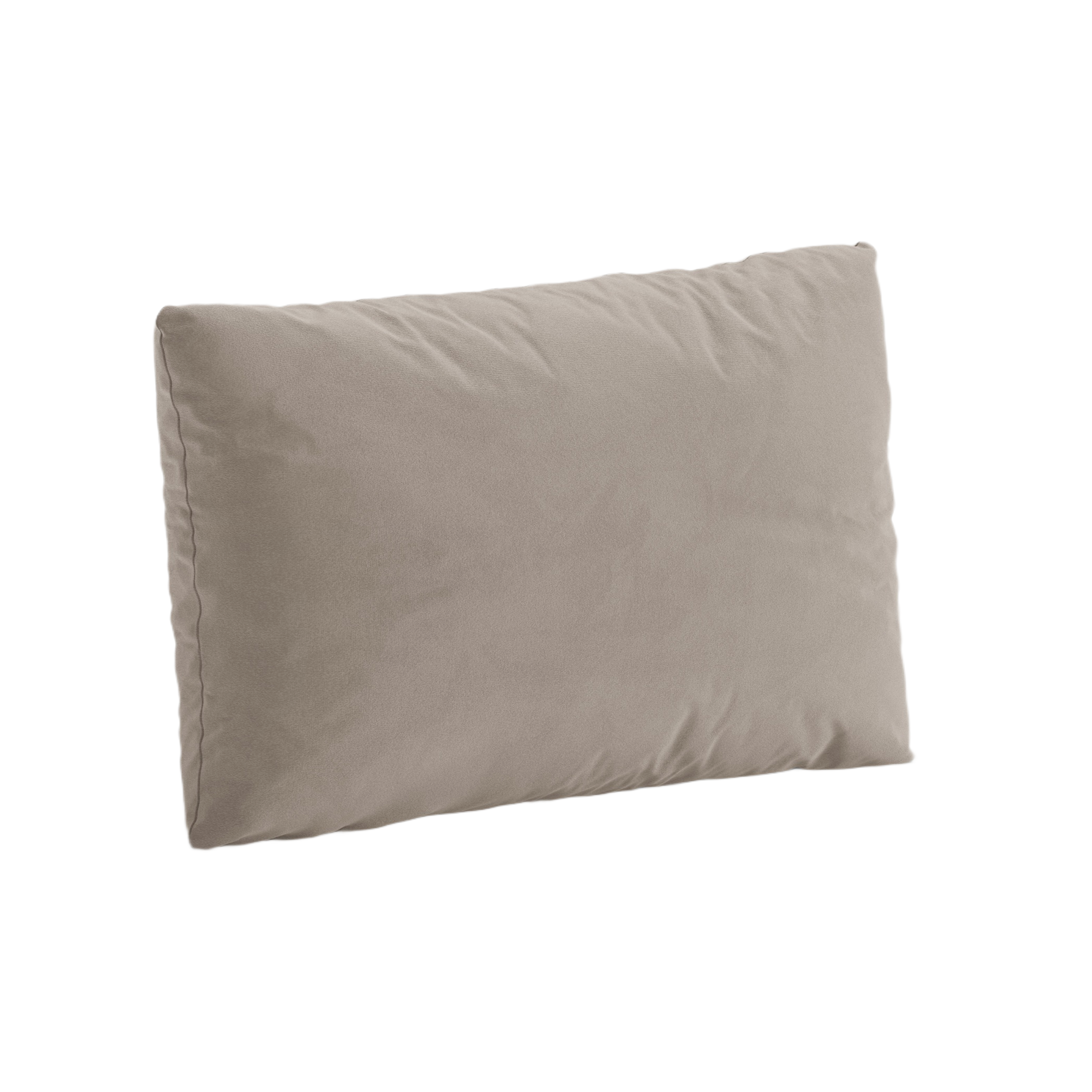 Velvet Cushion POPPY Light Beige