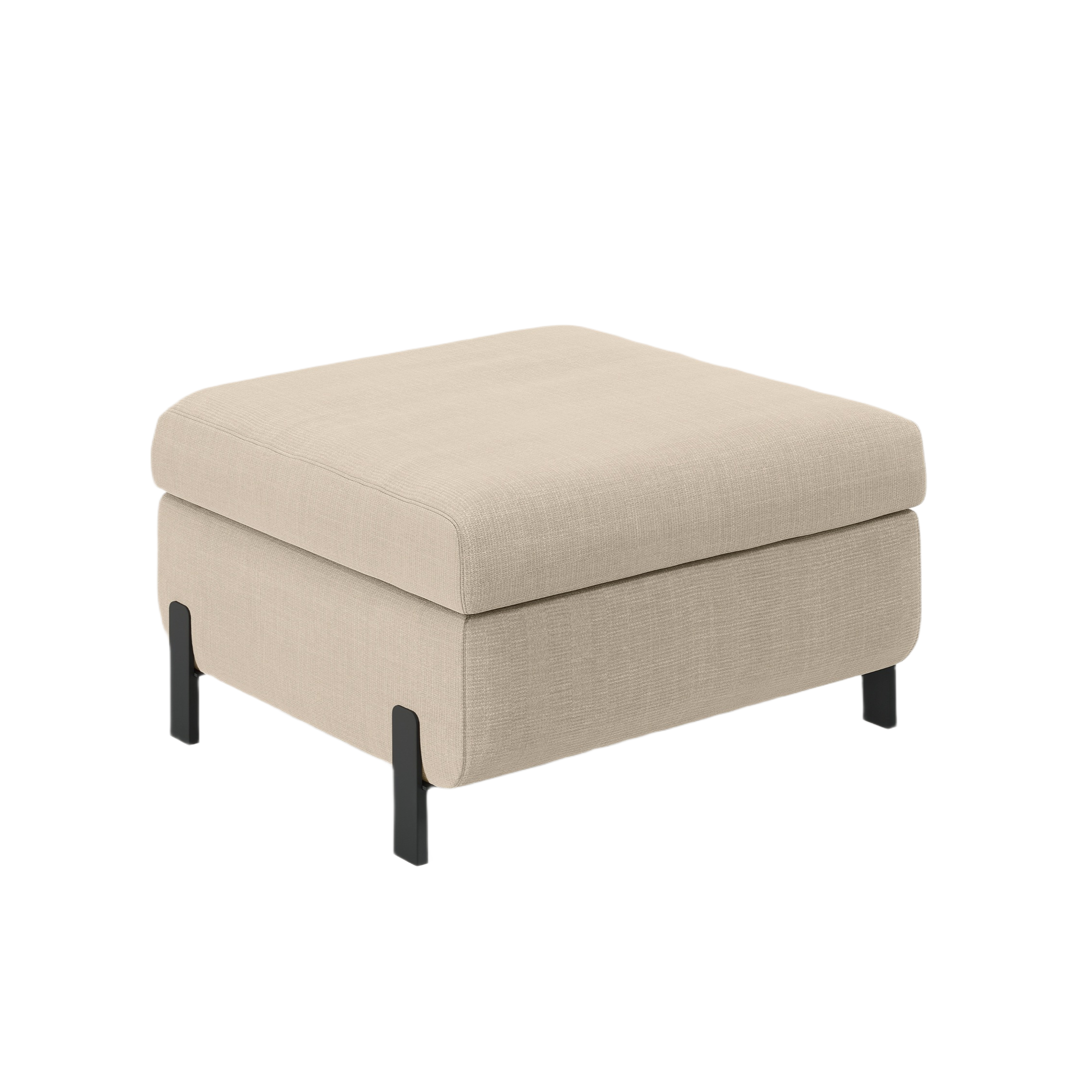 Puf with Box, "Gloria", 1 Seat, Beige, 87x72x46
Made in Europe