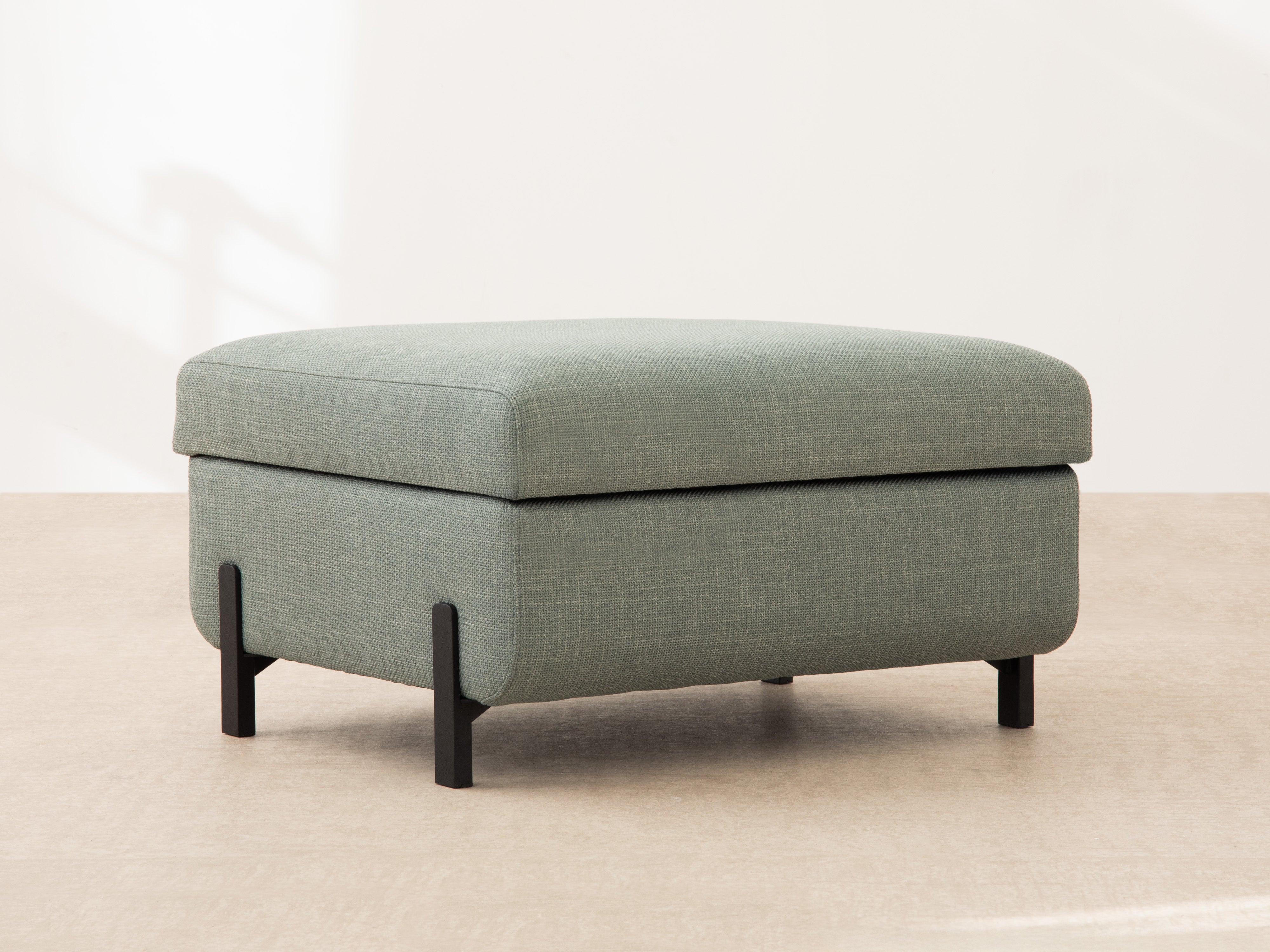 Puk with Box, "Gloria", 1 Seat, Light Gray, 87x72x46
Made in Europe