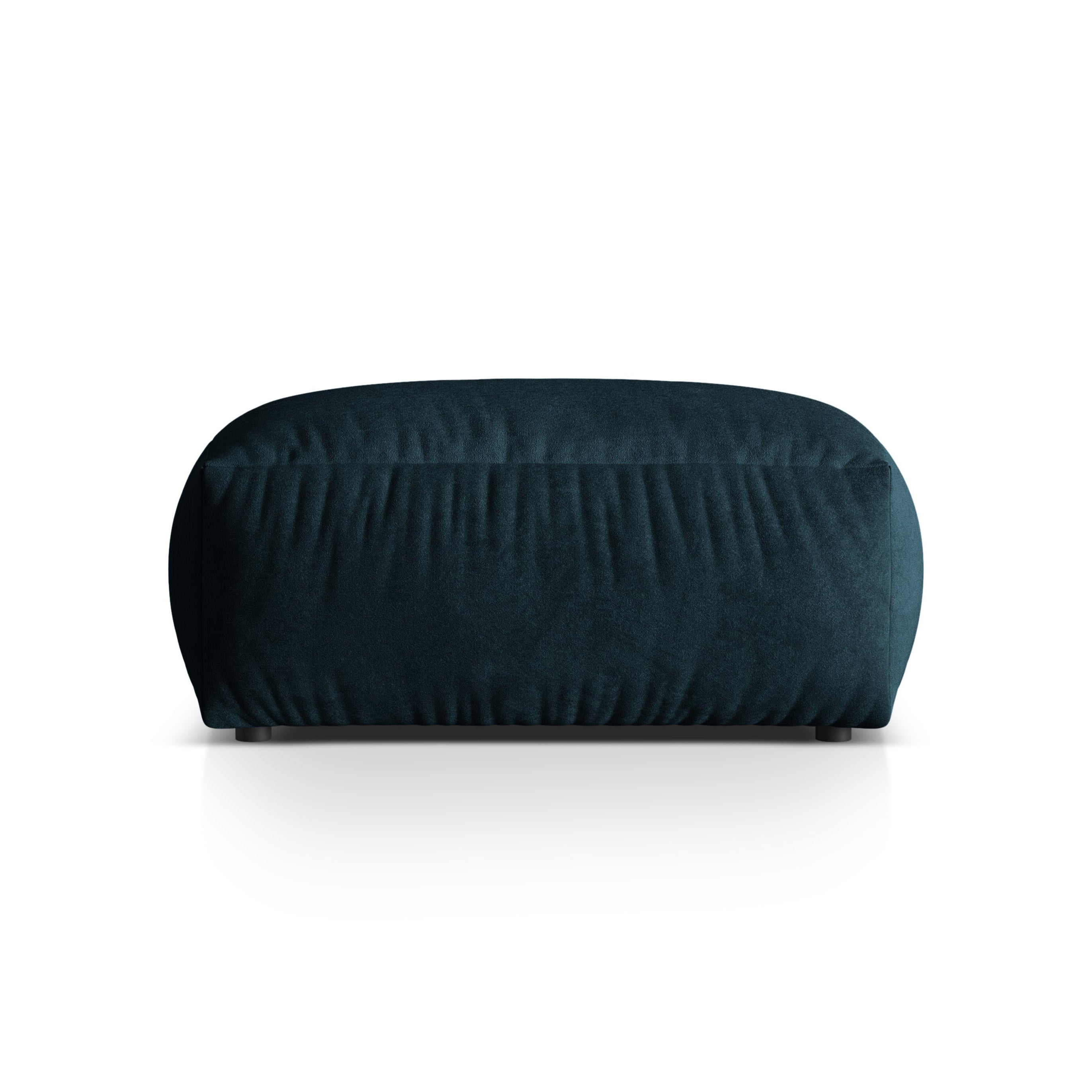 Martina Velvet Pouf Navy Blue Benzin