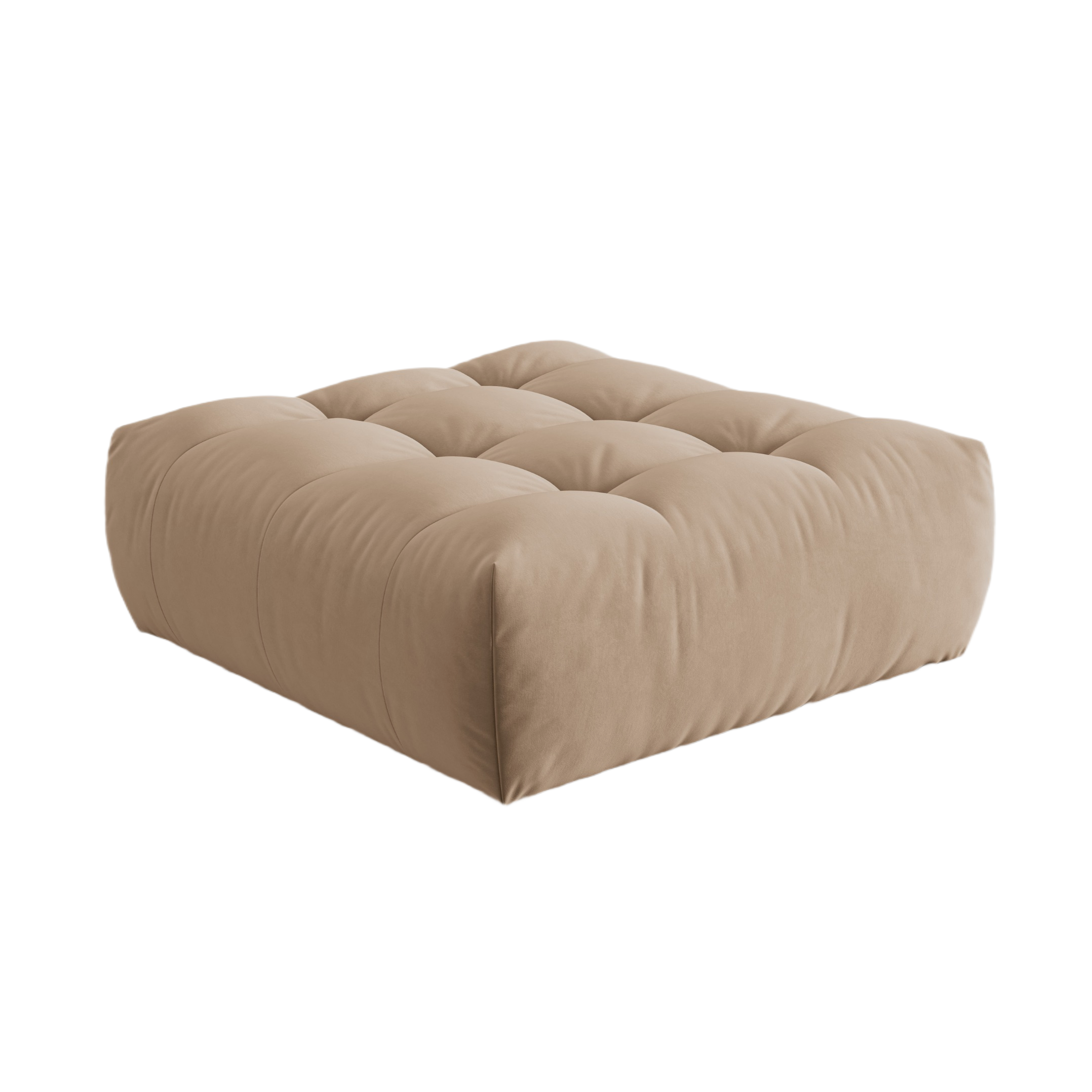 Samt Ponuf, "Bloom", 1 Sitz, Sand, 110 x 101x42
In Europa gemacht