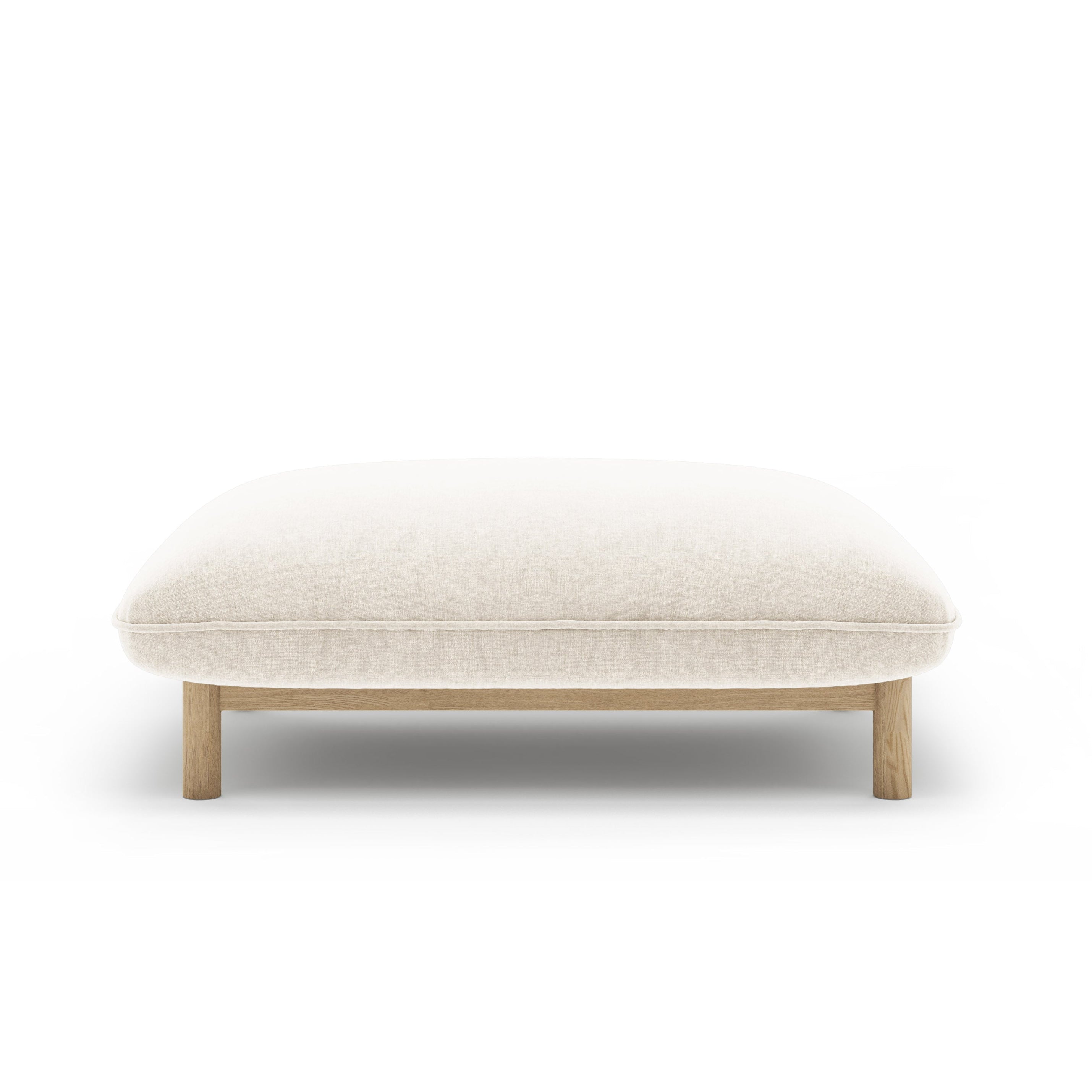 Puf ADA Elfenbein Chenille