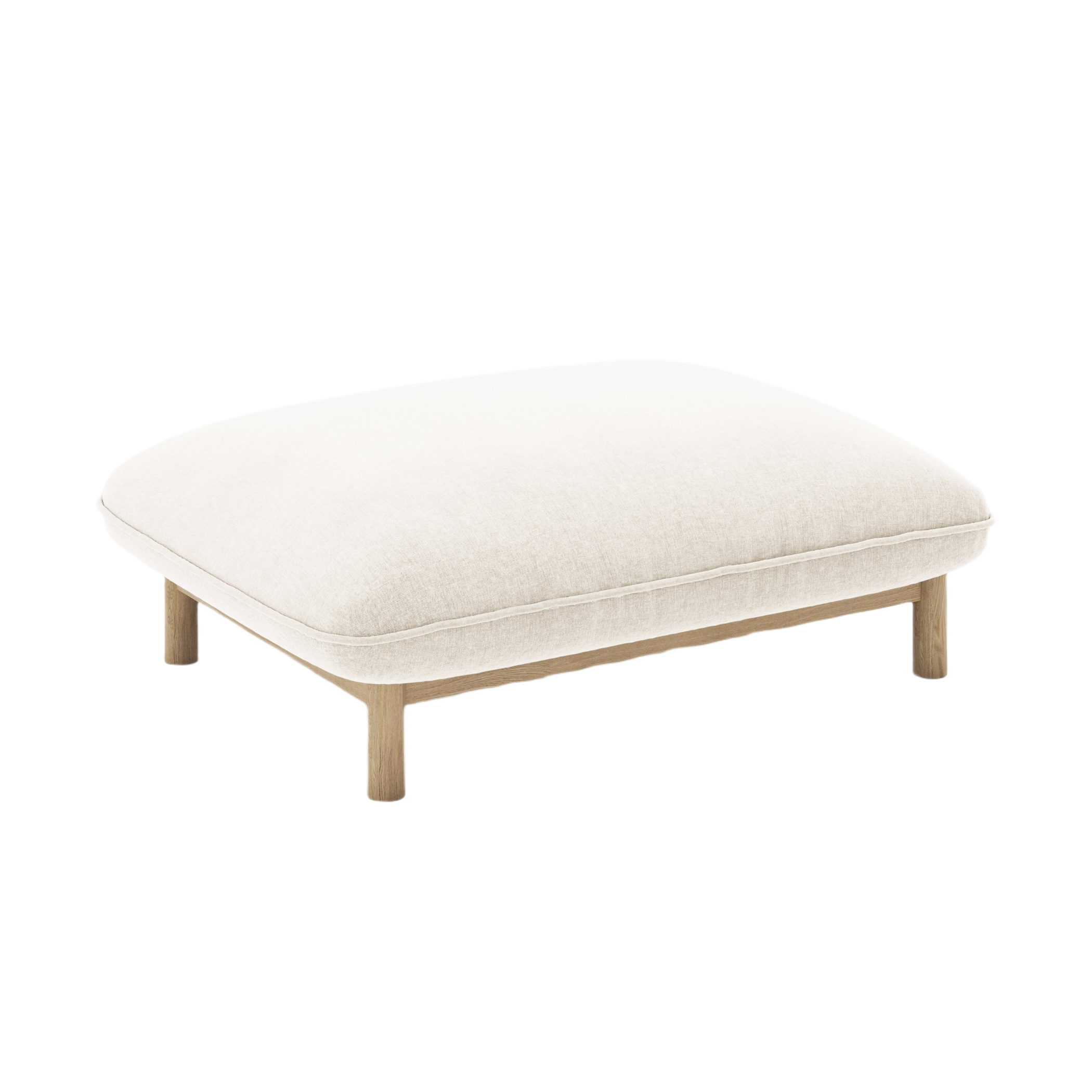 Puf ADA Elfenbein Chenille