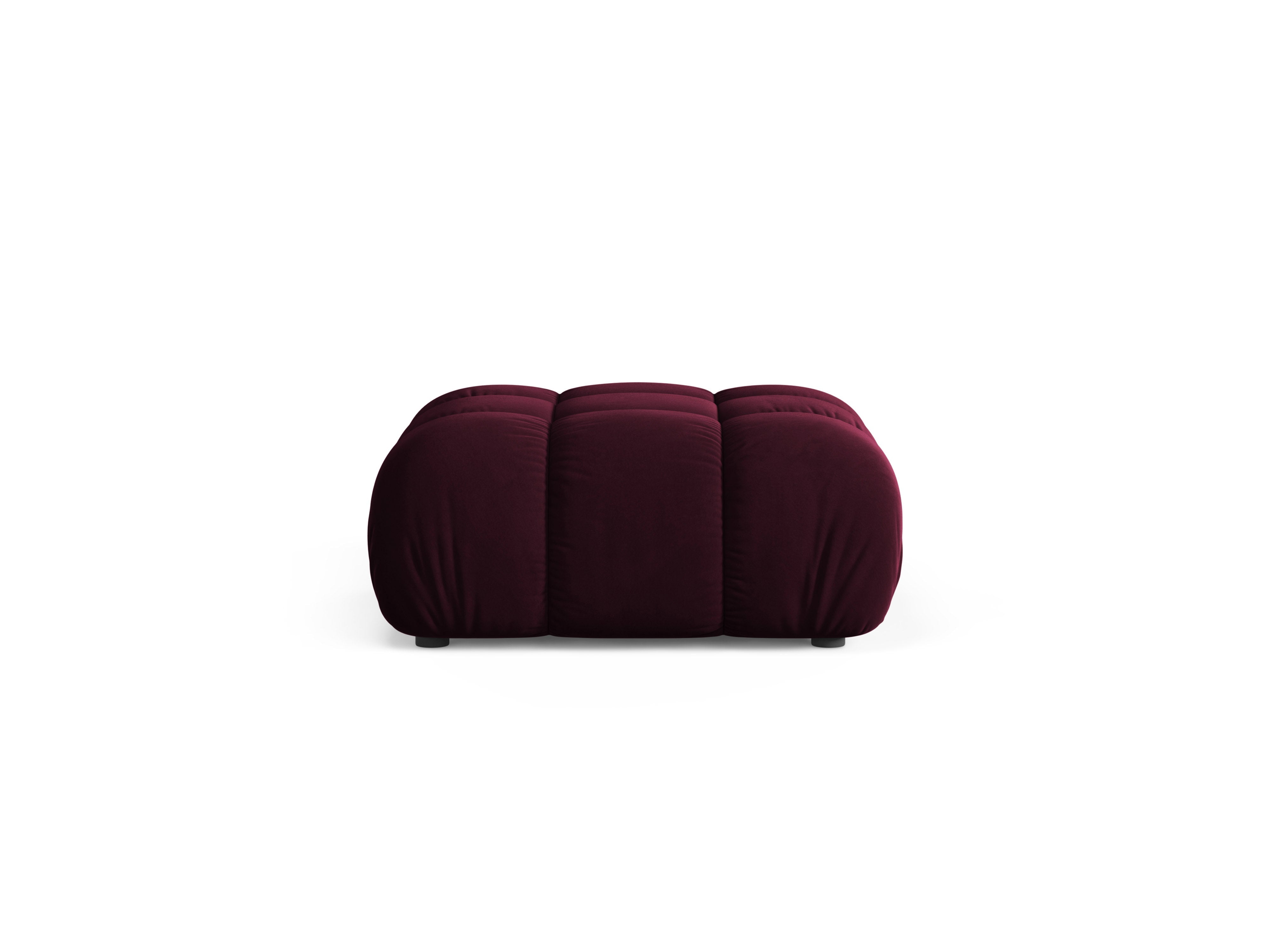 Puff / Modul BELLIS burgunder Samt