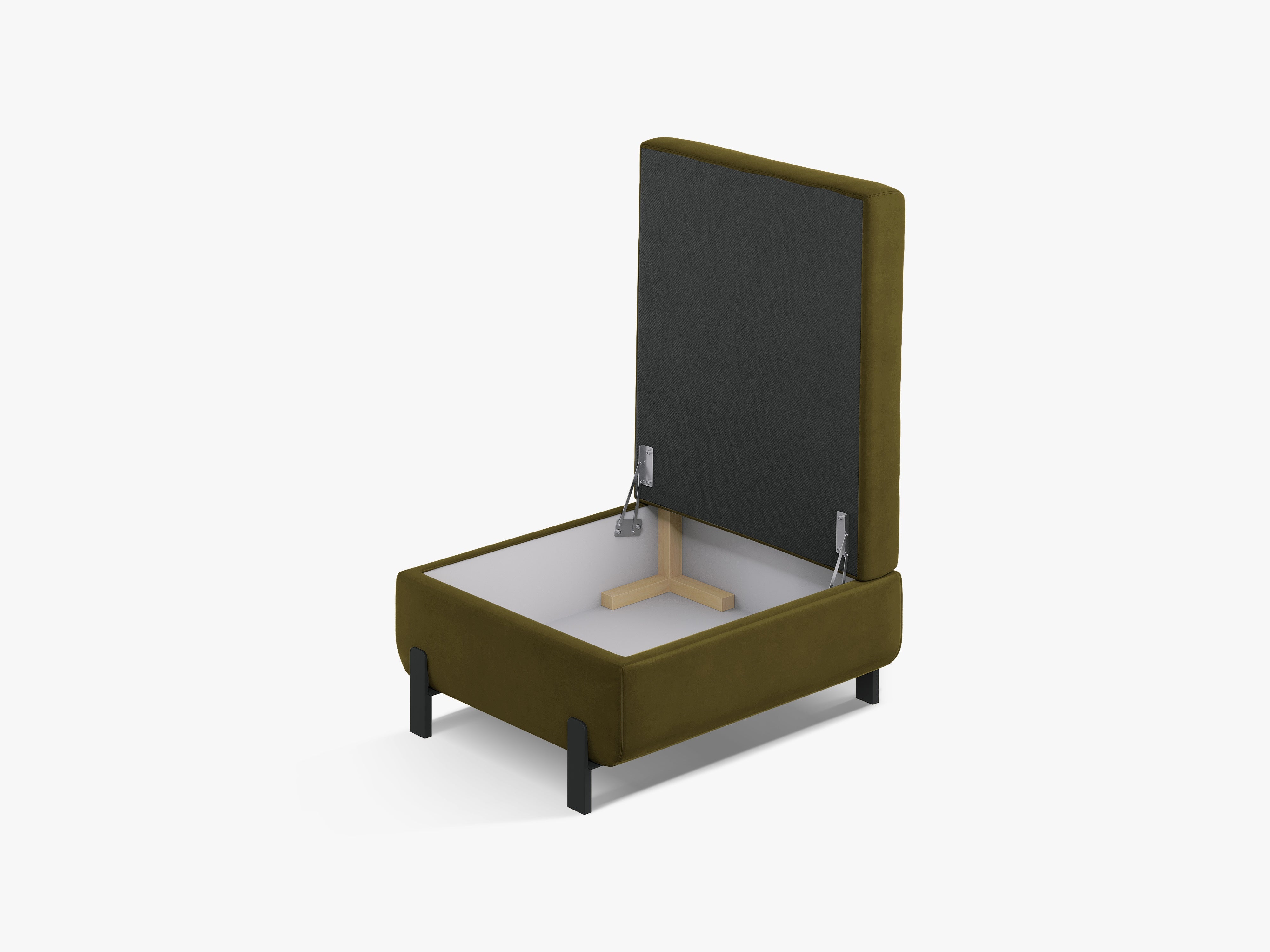 Velvet Fumpu mit Box, "Gloria", 1 Sitz, Grün, 87x72x46
In Europa gemacht