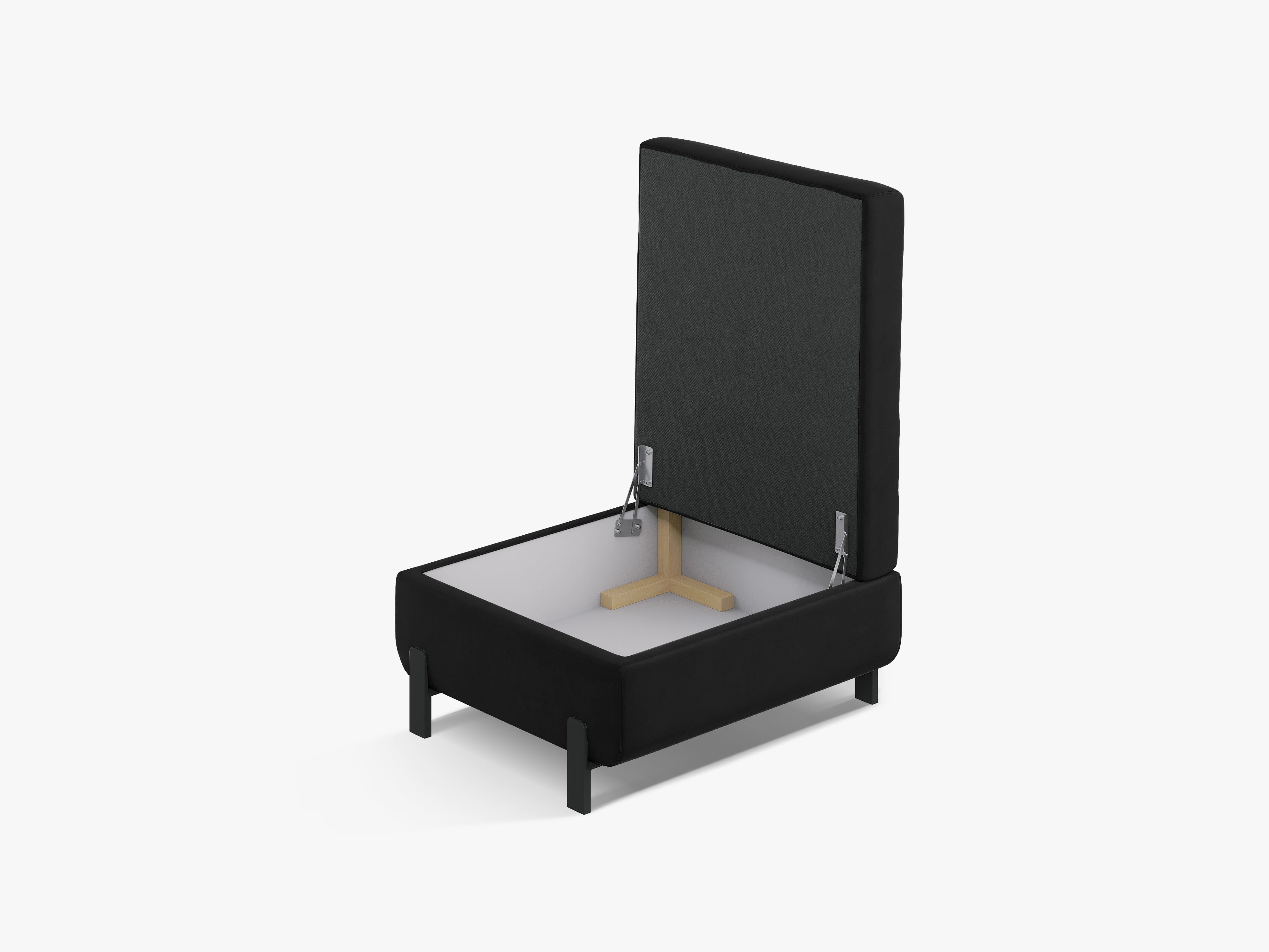 Velvet Fumpu mit Box, "Gloria", 1 Sitz, schwarz, 87x72x46
In Europa gemacht