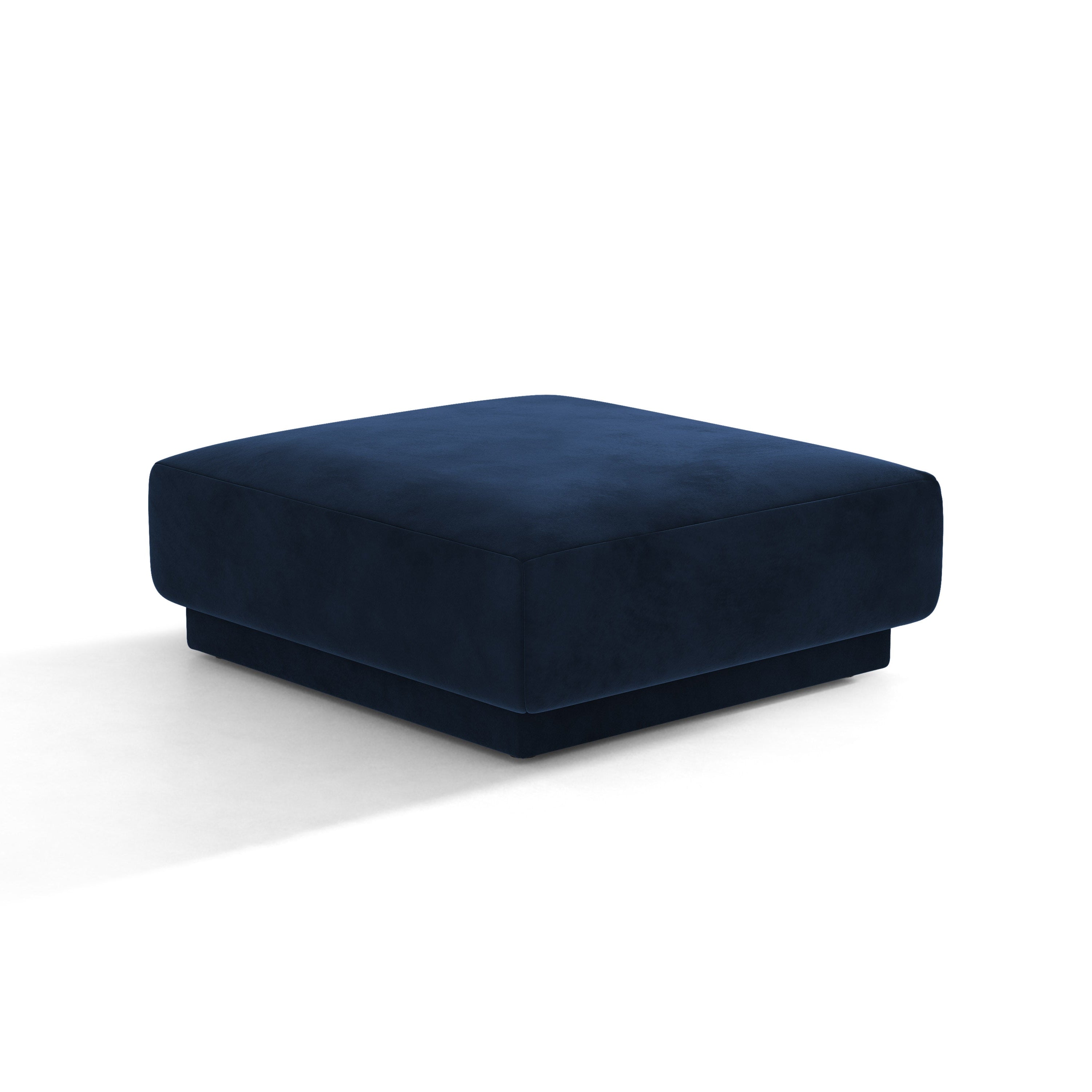Velvet Pouf Miley Royal Navy Blau