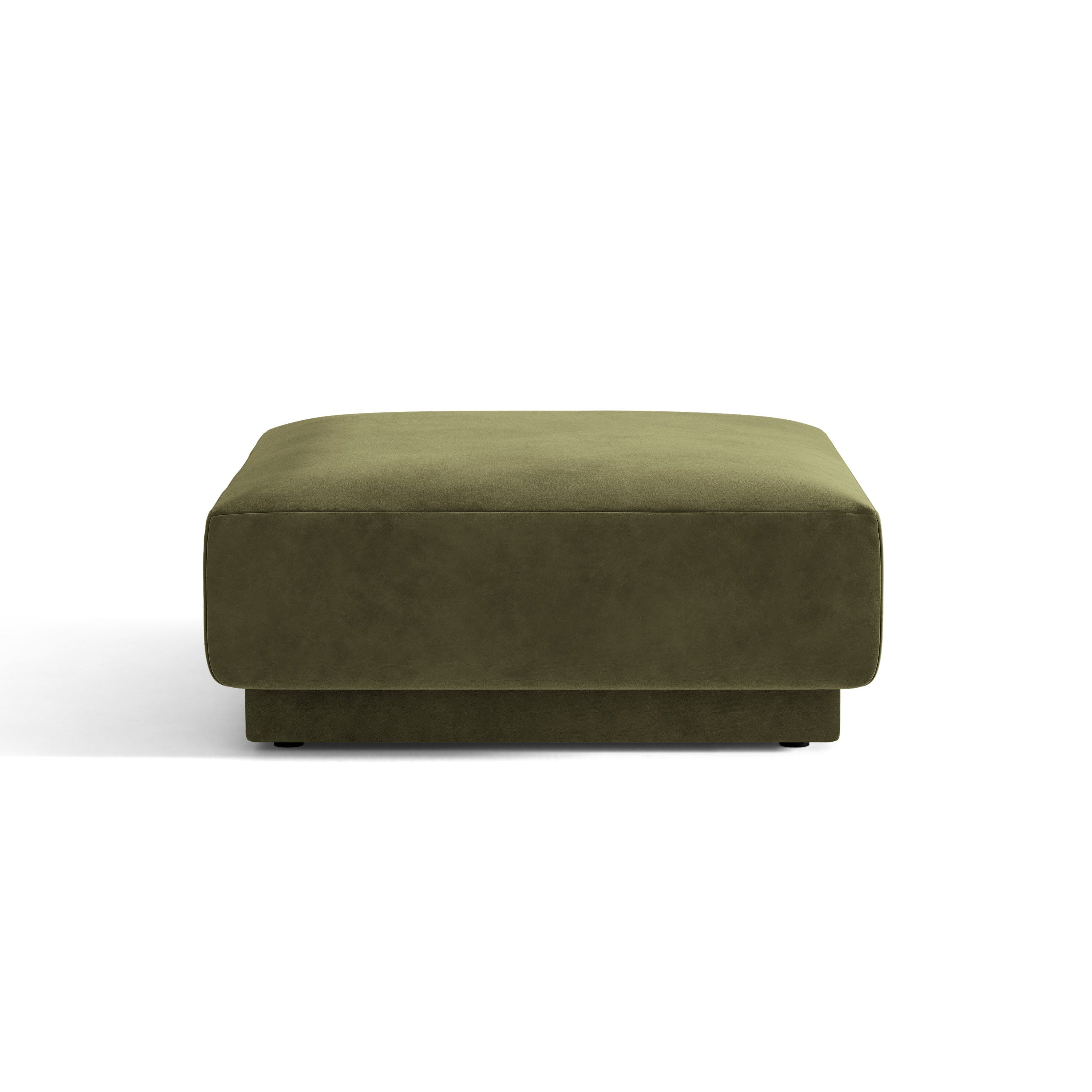 Samtiger Pouf Miley Green