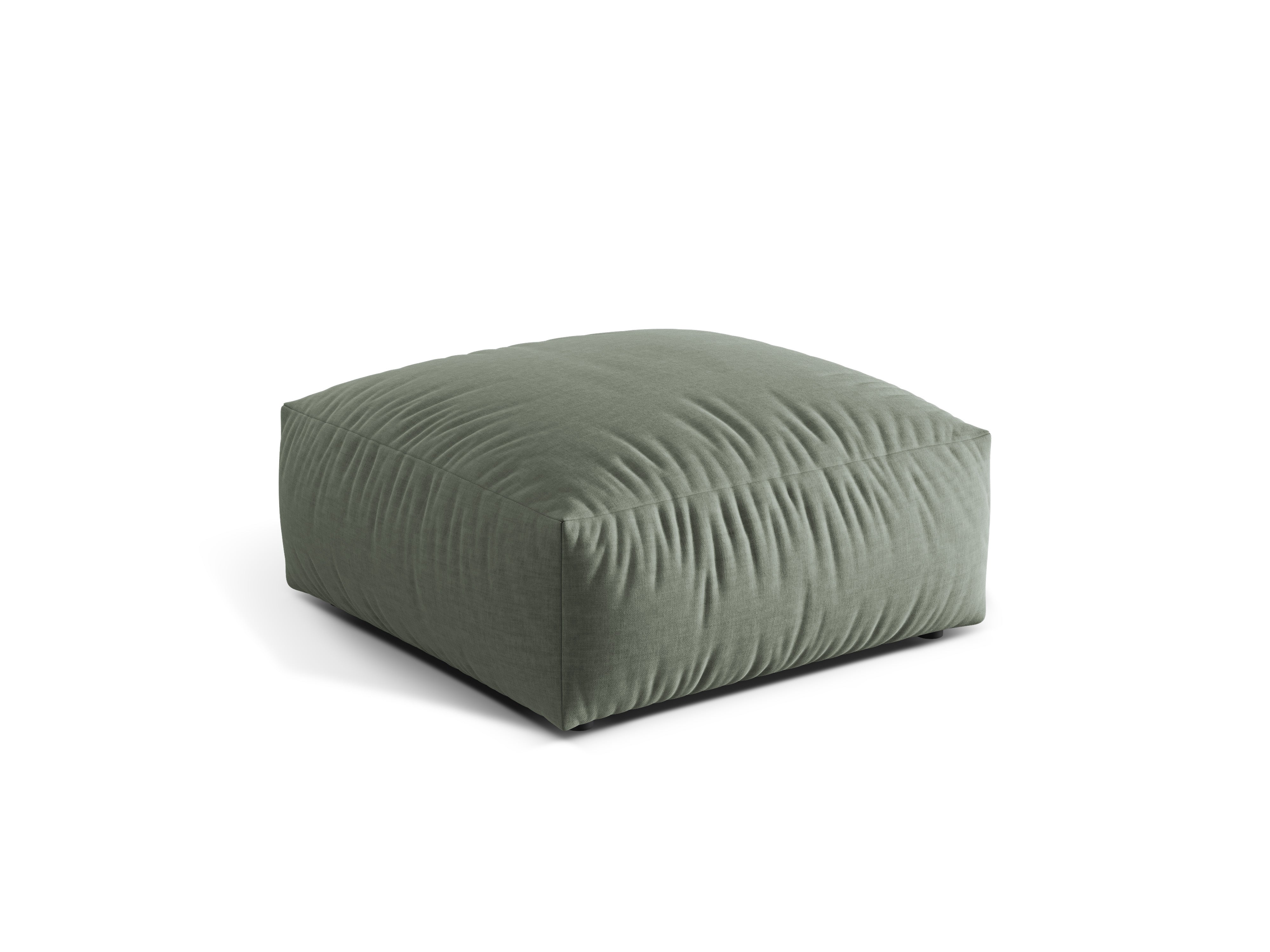 Grüner Olive Martin Pouf
