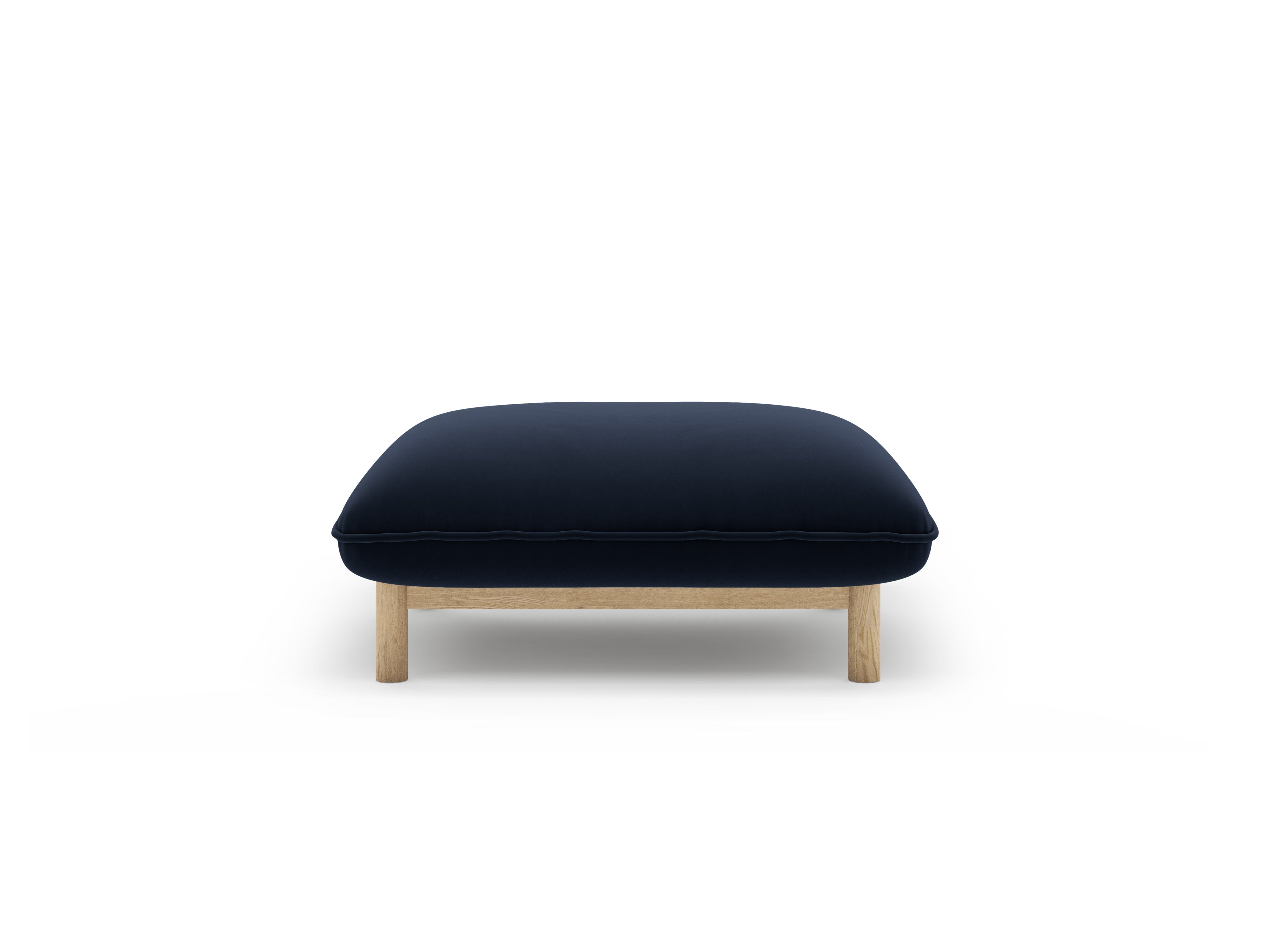 Samt Pouf ADA königsblau