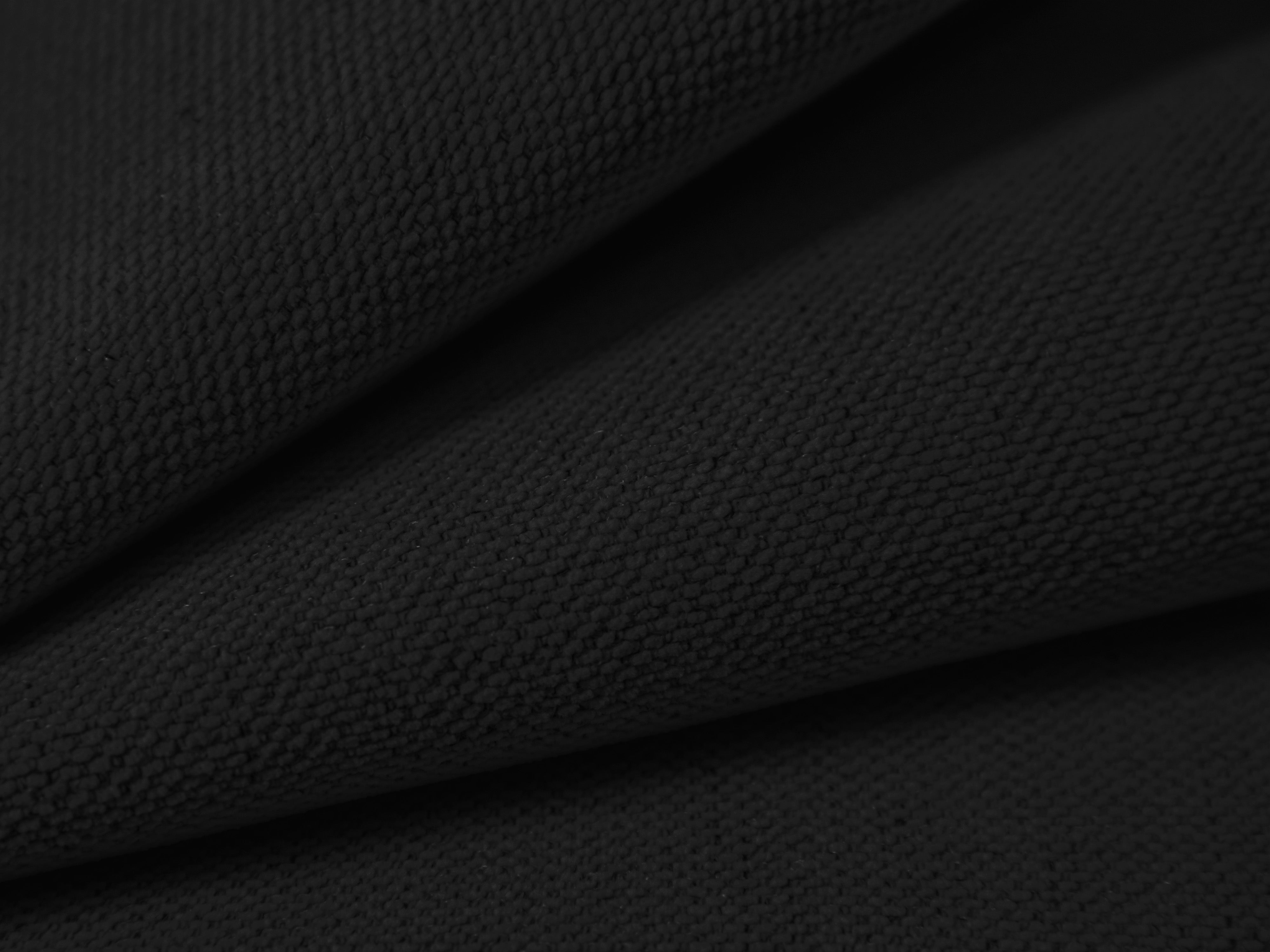 Rechtsseitiges 3-Sitzer-Sofa mit Schlaffunktion VICTOR in schwarzem Chenille