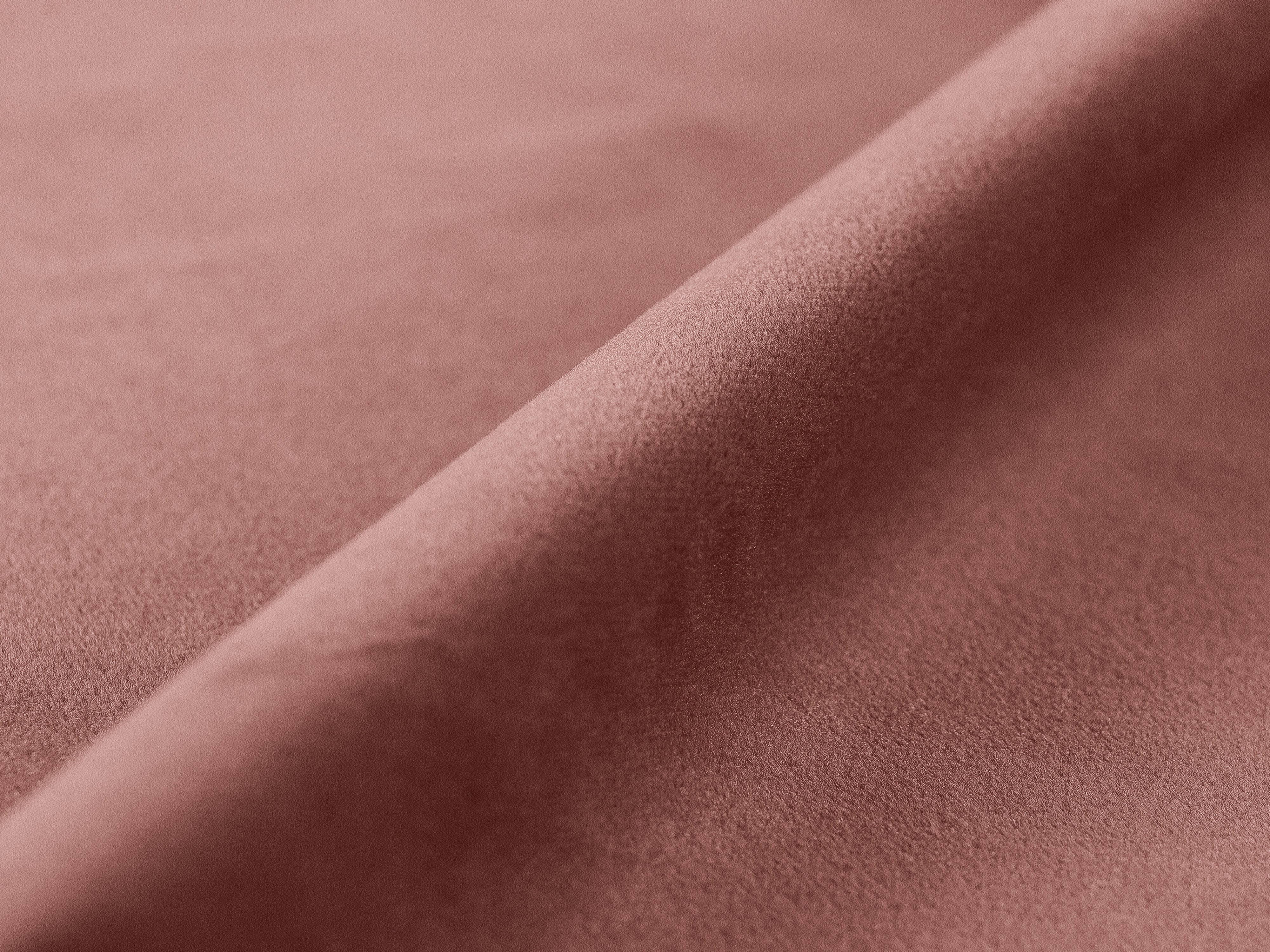 Samt-Ecksofa rechtsseitig 3-sitzig mit Schlaffunktion VICTOR rosa