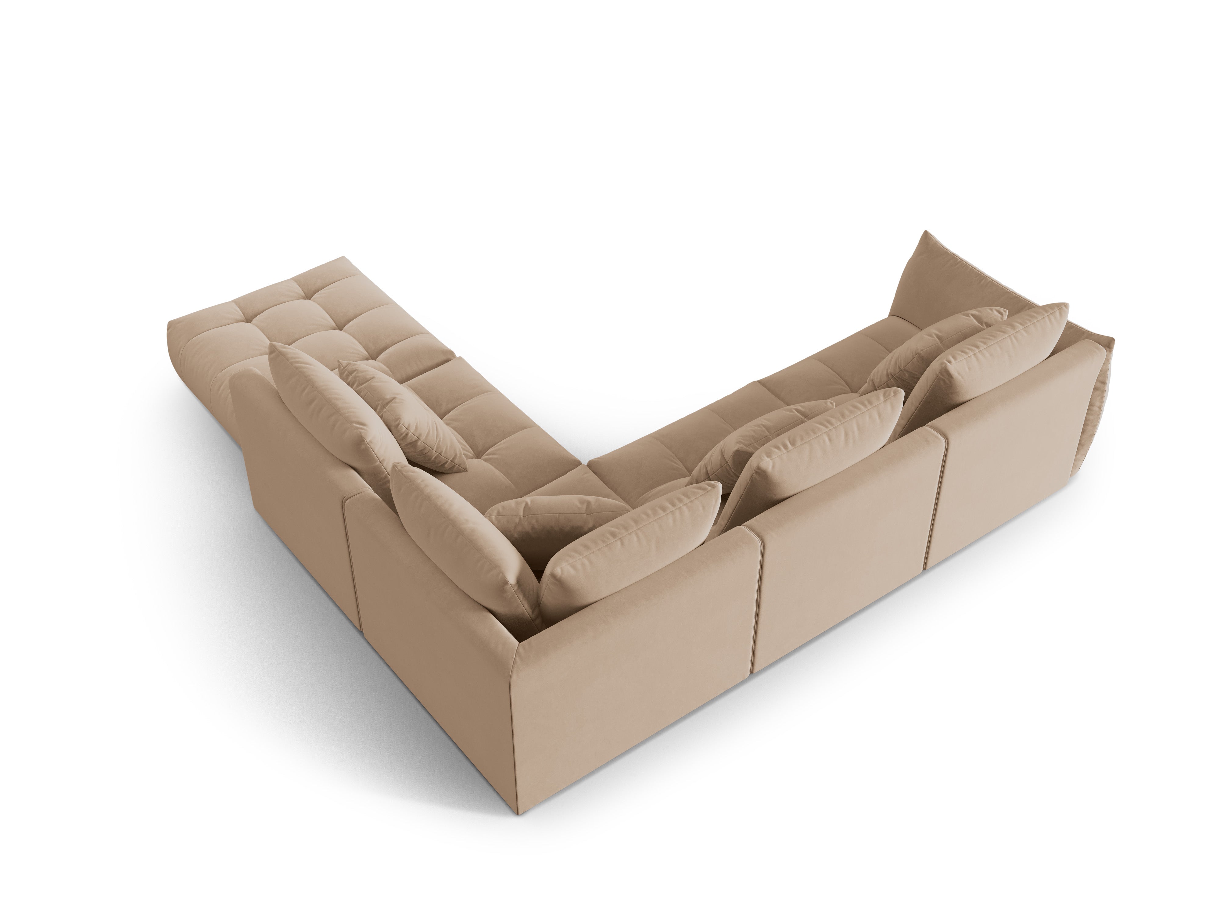 Velvet Modular Right Ecke Sofa, "Bloom", 4 Sitze, Sand, 316x310x95
In Europa gemacht