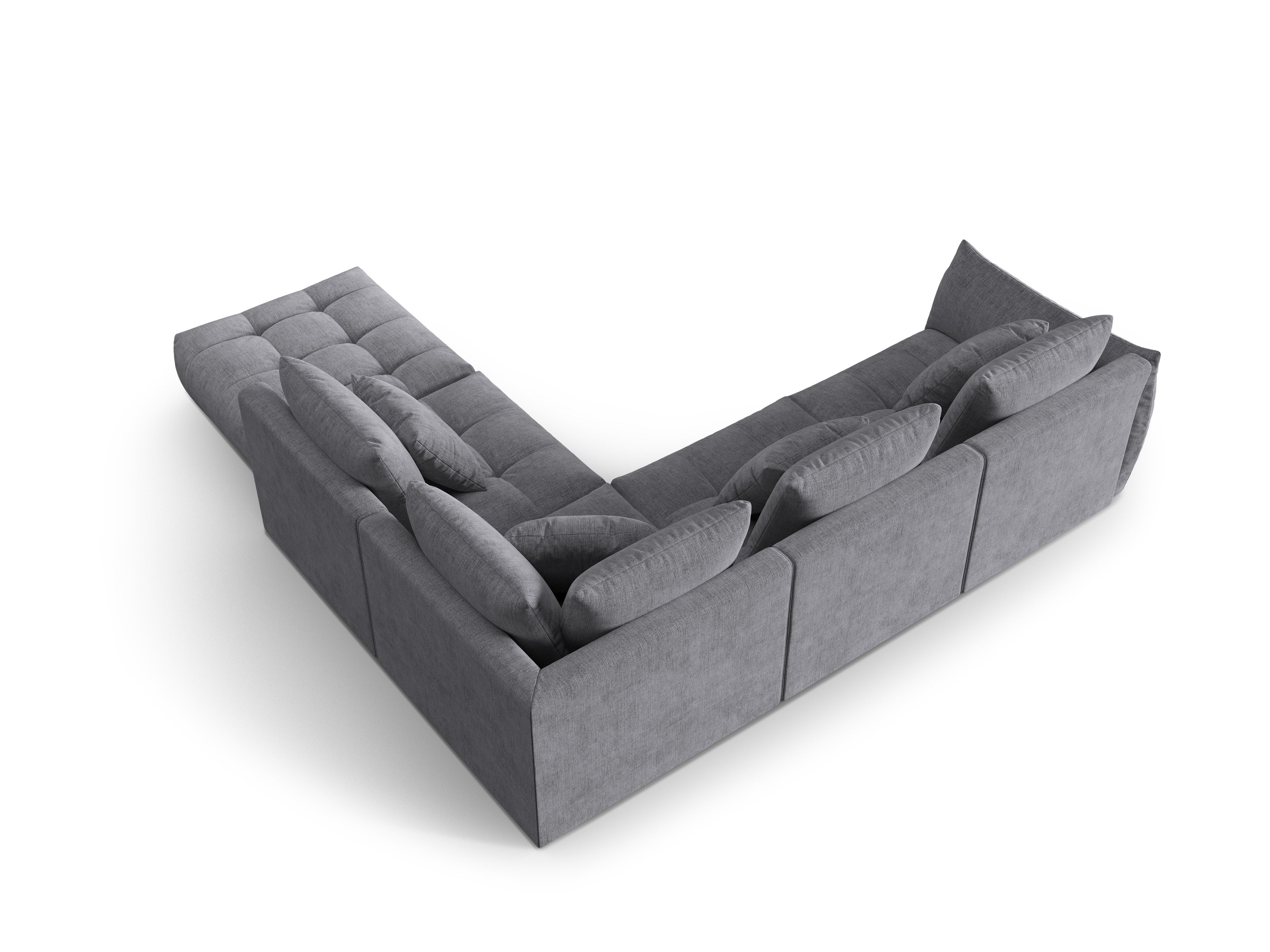 Modularer rechter Ecksofa, "Bloom", 4 Sitze, Grau, 316x310x95
In Europa gemacht