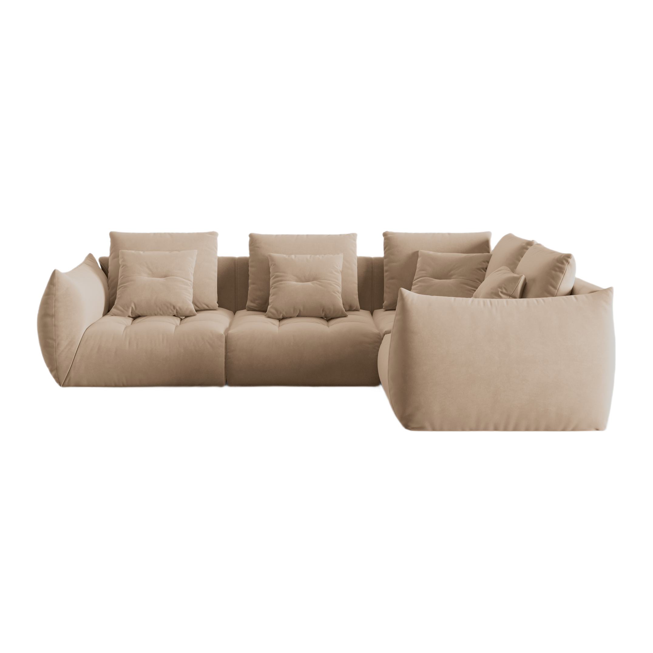Velvet Modular Right Ecke Sofa, "Bloom", 3 Sitze, Sand, 316x216x95
In Europa gemacht