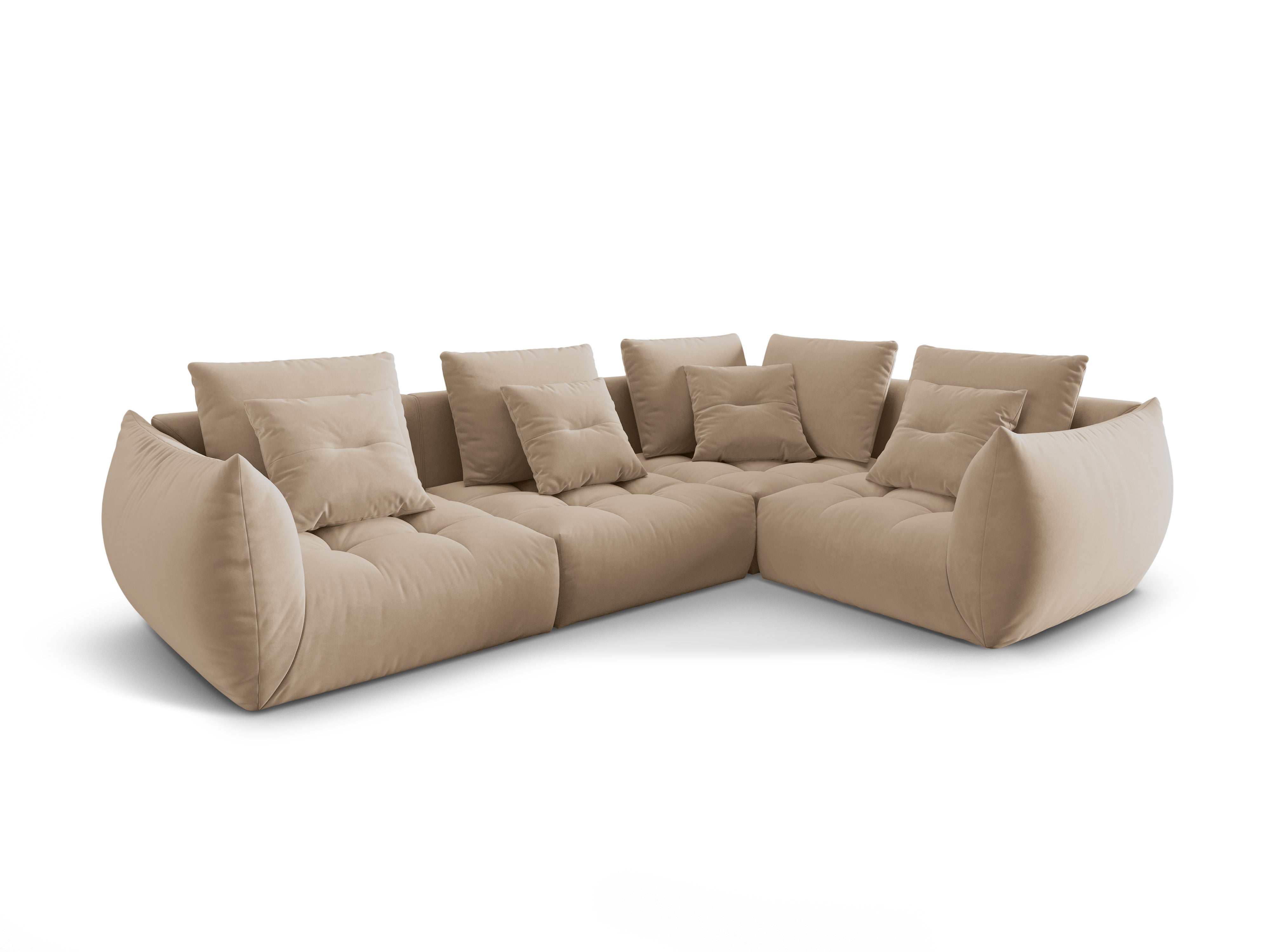 Velvet Modular Right Ecke Sofa, "Bloom", 3 Sitze, Sand, 316x216x95
In Europa gemacht