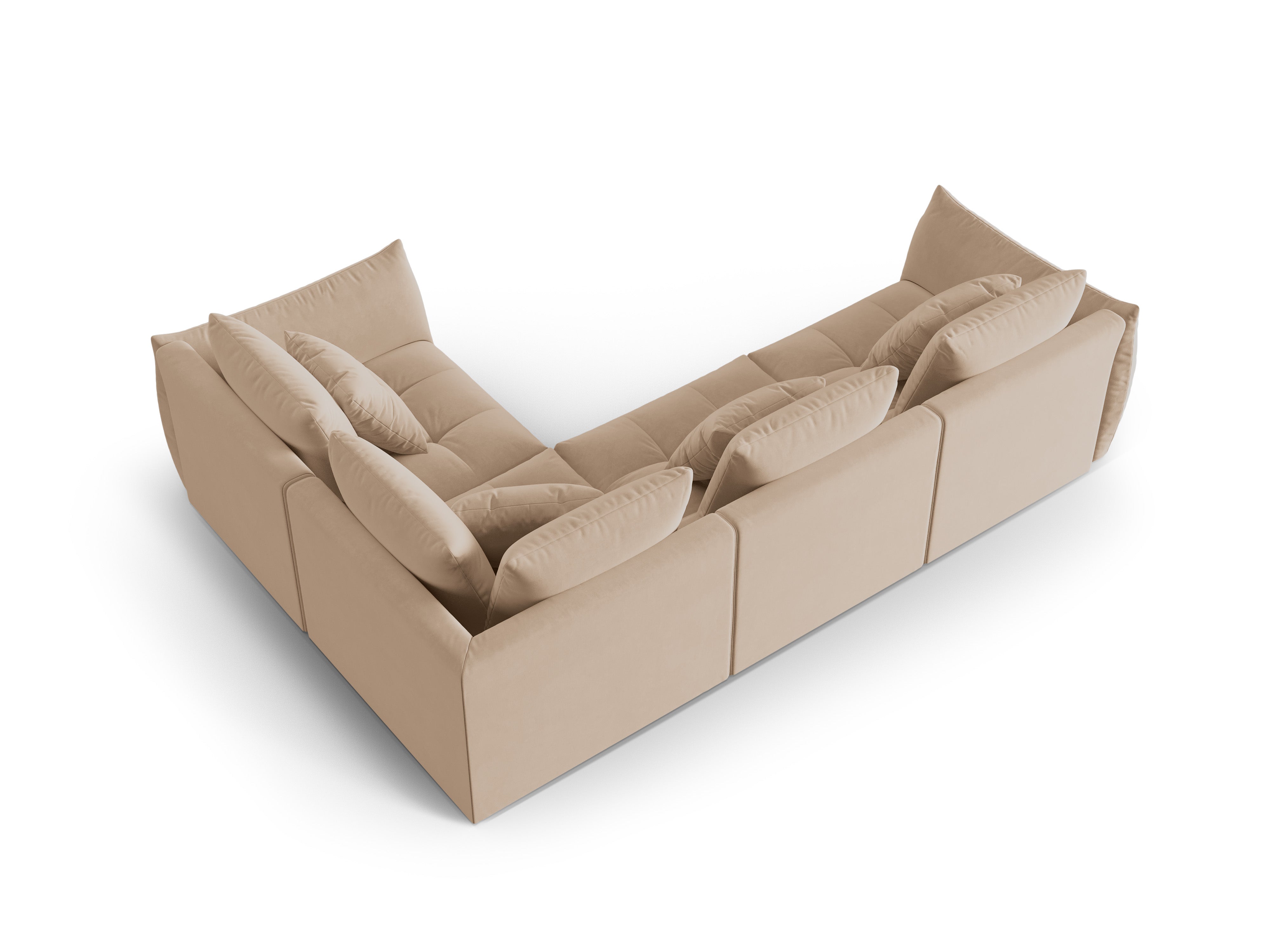 Velvet Modular Right Ecke Sofa, "Bloom", 3 Sitze, Sand, 316x216x95
In Europa gemacht