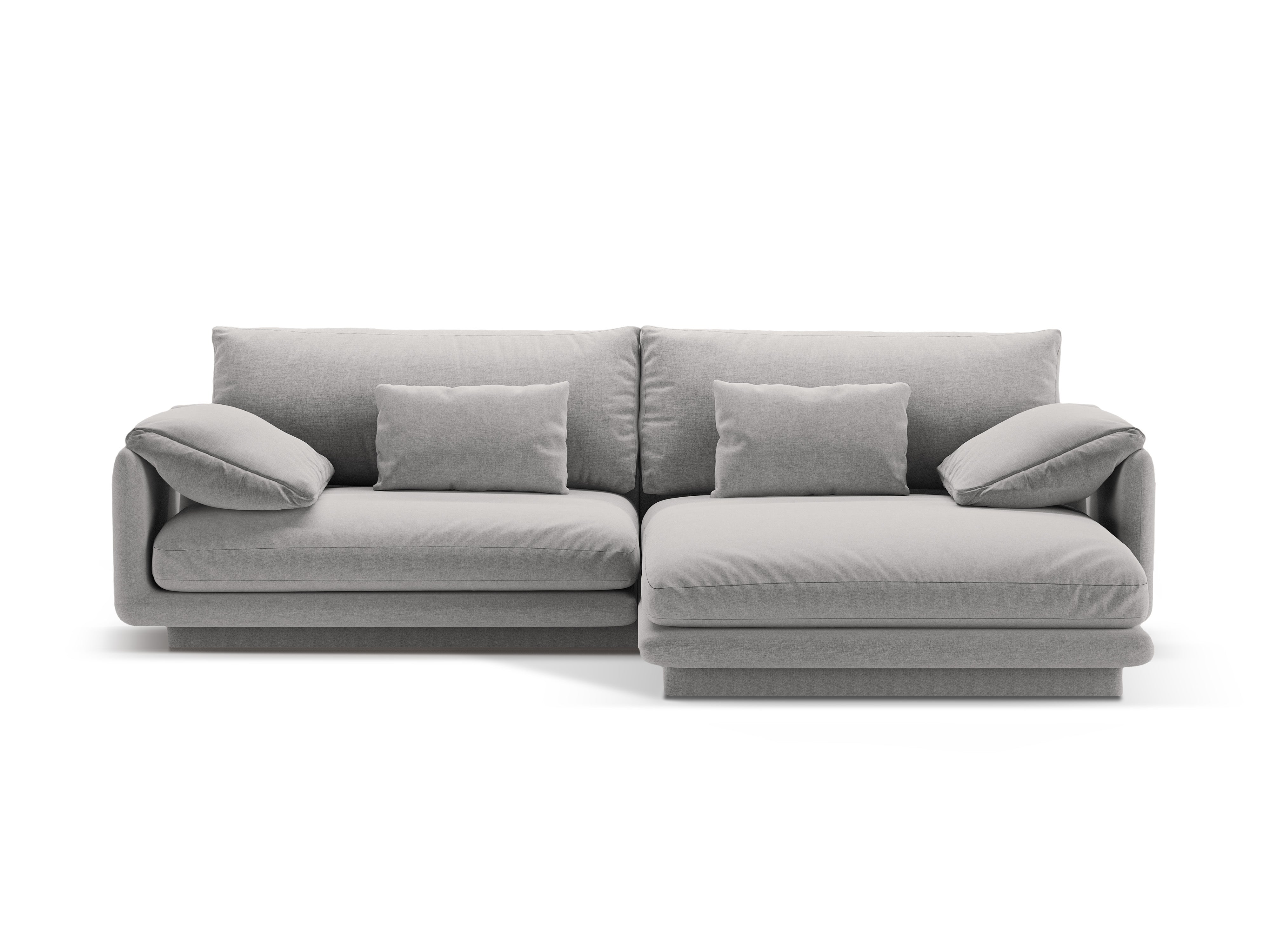 Right-sided corner of 4-person Torino light gray