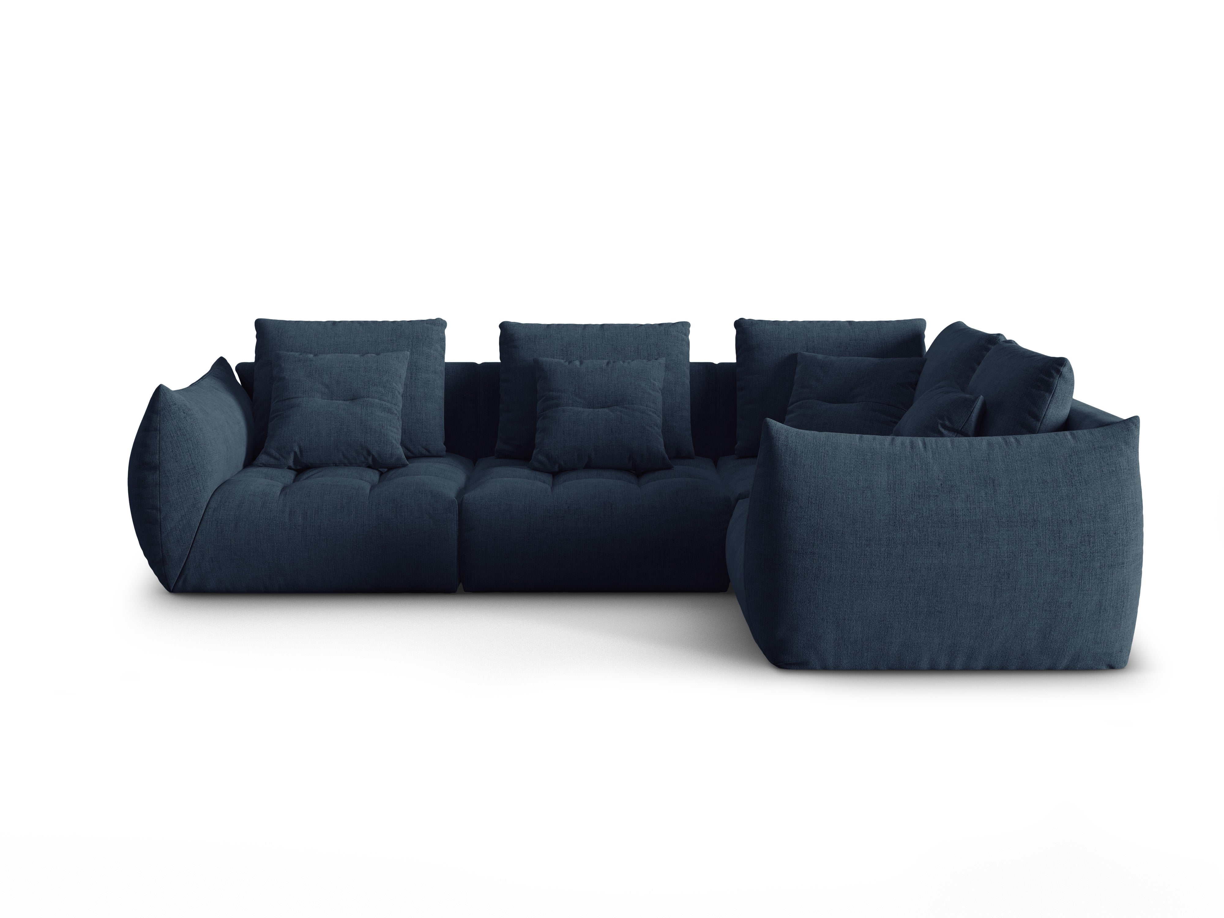 Modular Right Corner Sofa, "Bloom", 3 Seats, Dark Blue, 316x216x95
Made in Europe