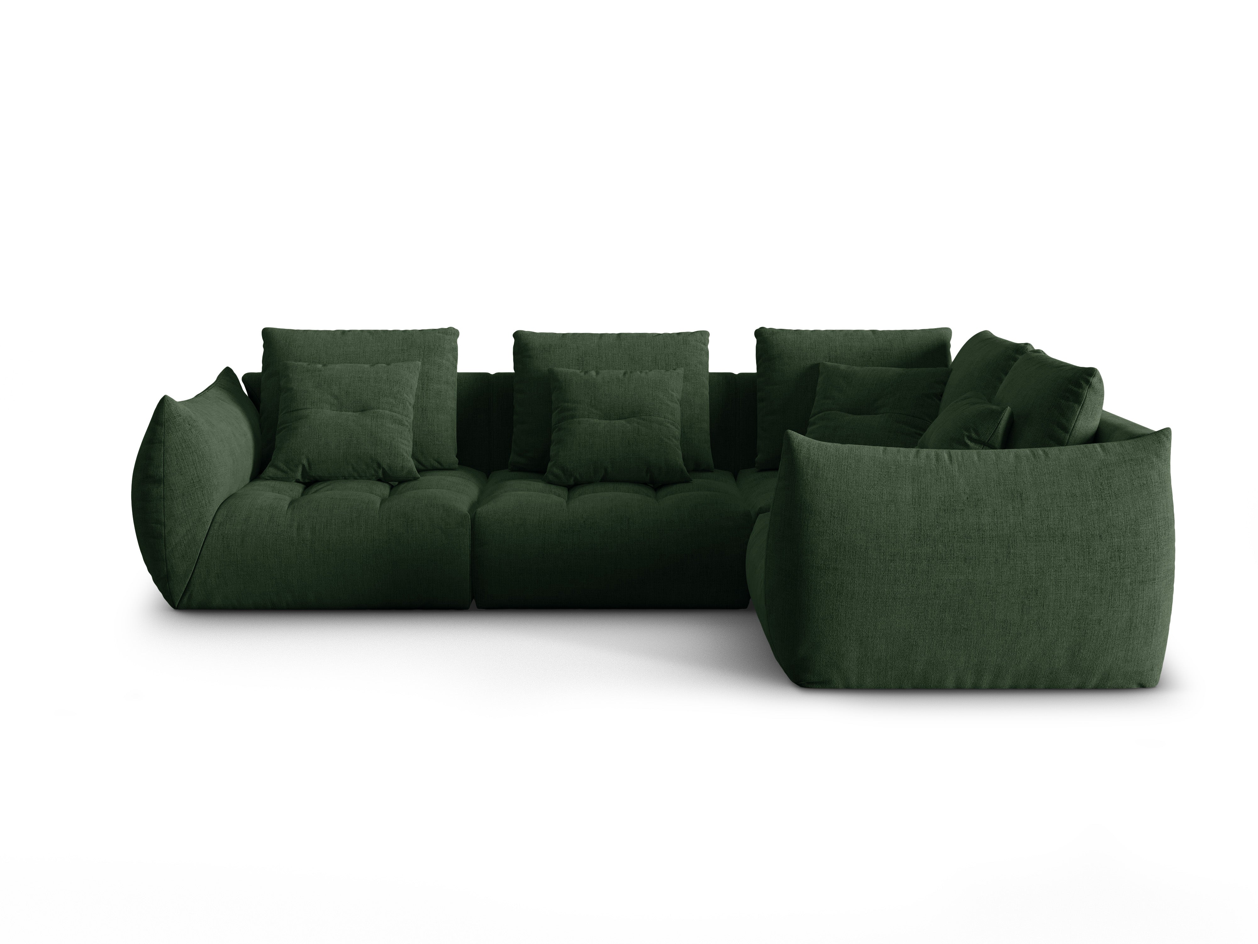 Modularer rechter Ecksofa, "Bloom", 3 Sitze, Moss Green, 316x216x95
In Europa gemacht