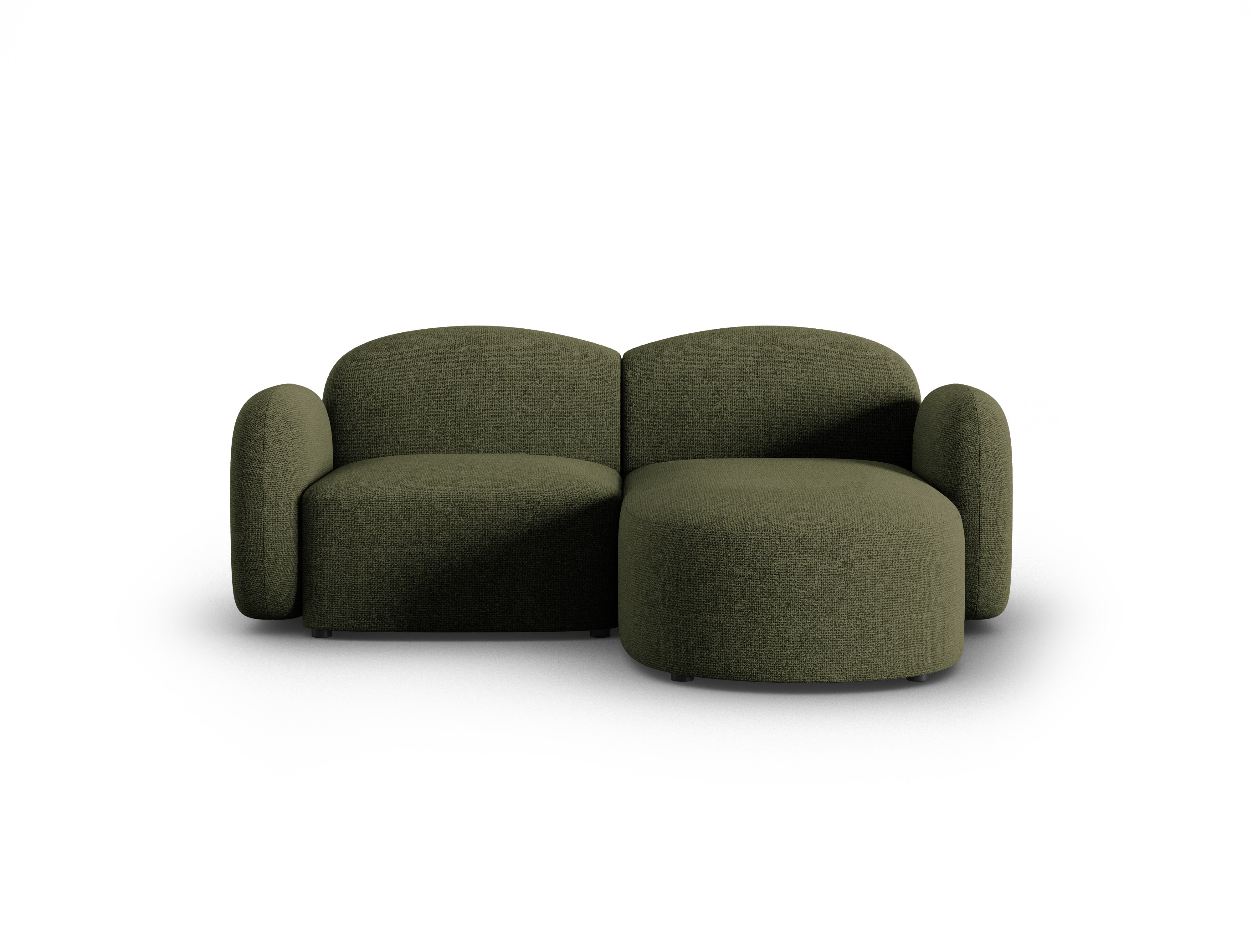 Narożnik prawostronny 3-osobowy BLAIR szenil zielony melanż Micadoni Eye on Design