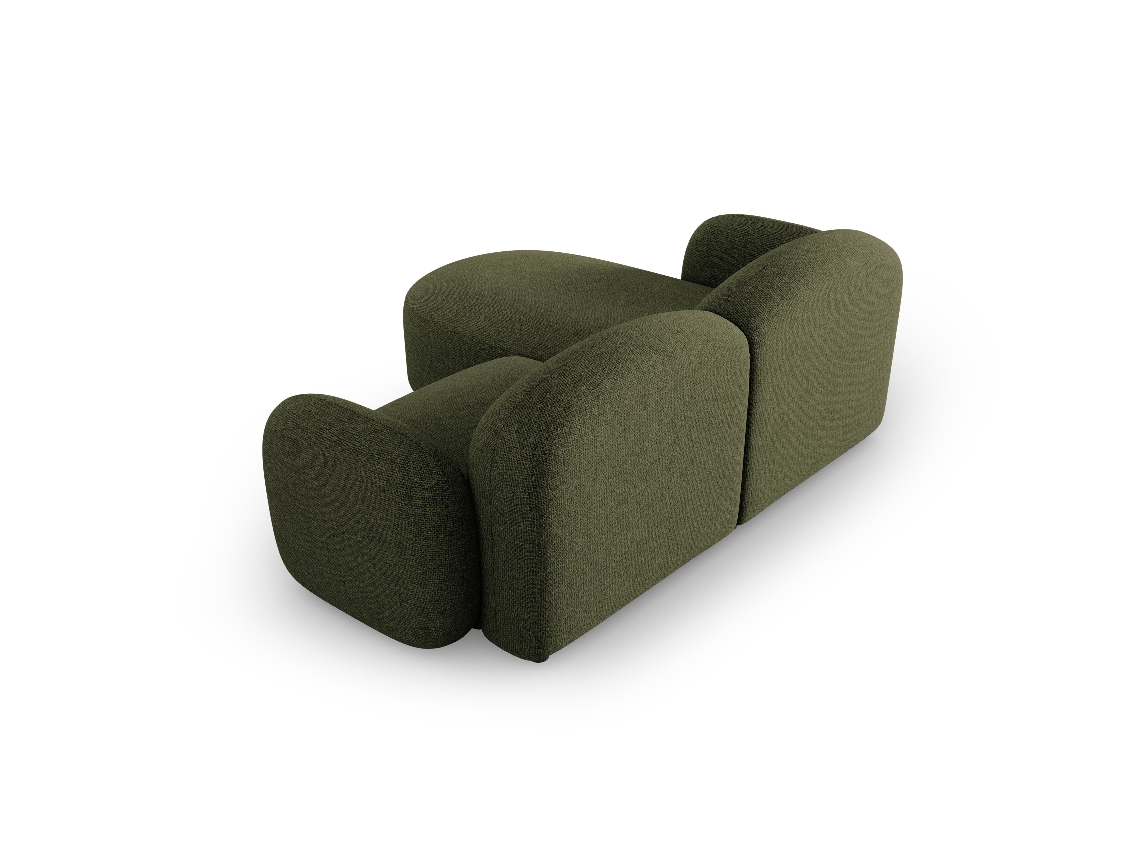 Narożnik prawostronny 3-osobowy BLAIR szenil zielony melanż Micadoni Eye on Design