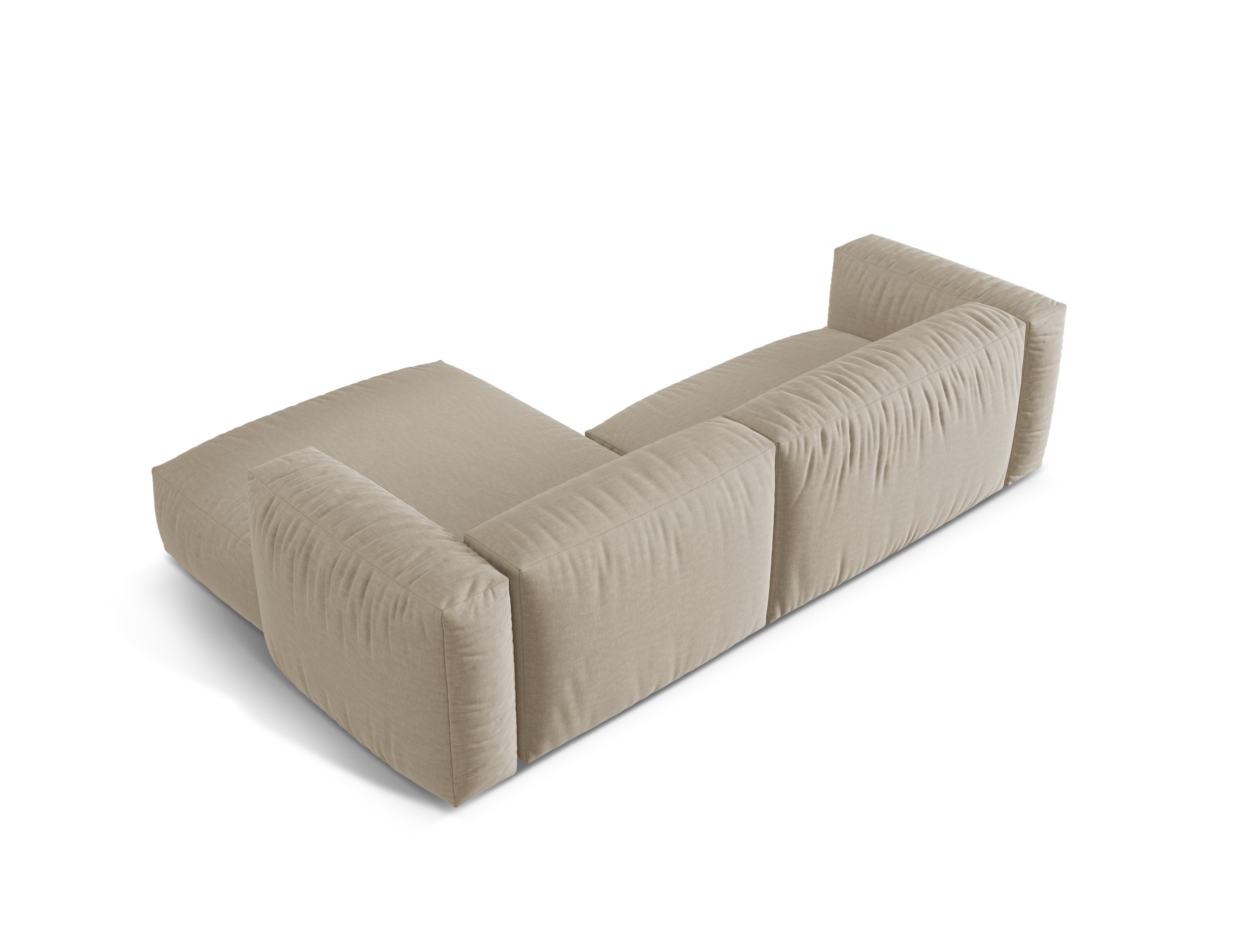 Rechtsseitige Ecke von 2-Personen Martin Light Beige