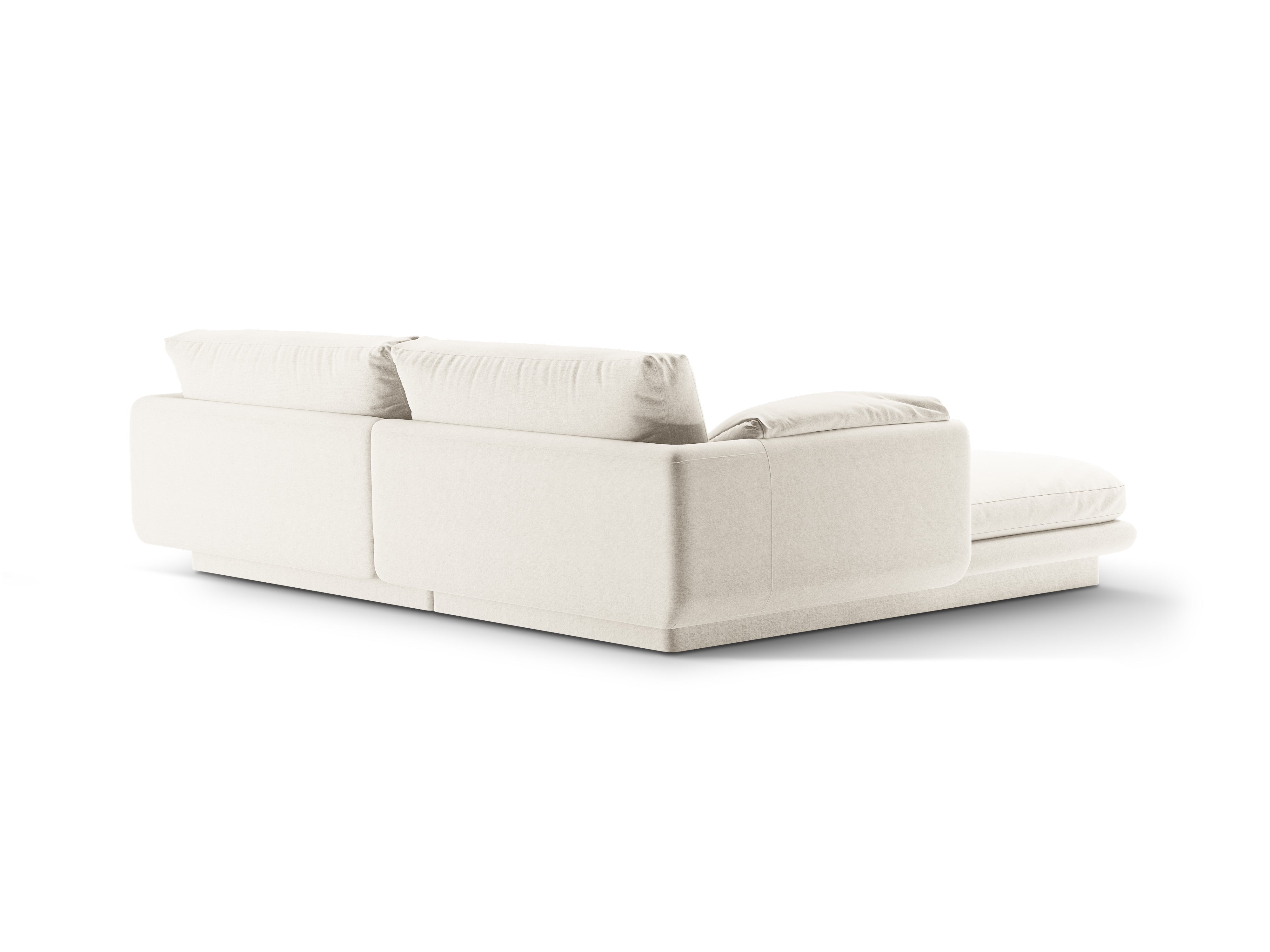 Right-handed 3-person corner Torino ivory