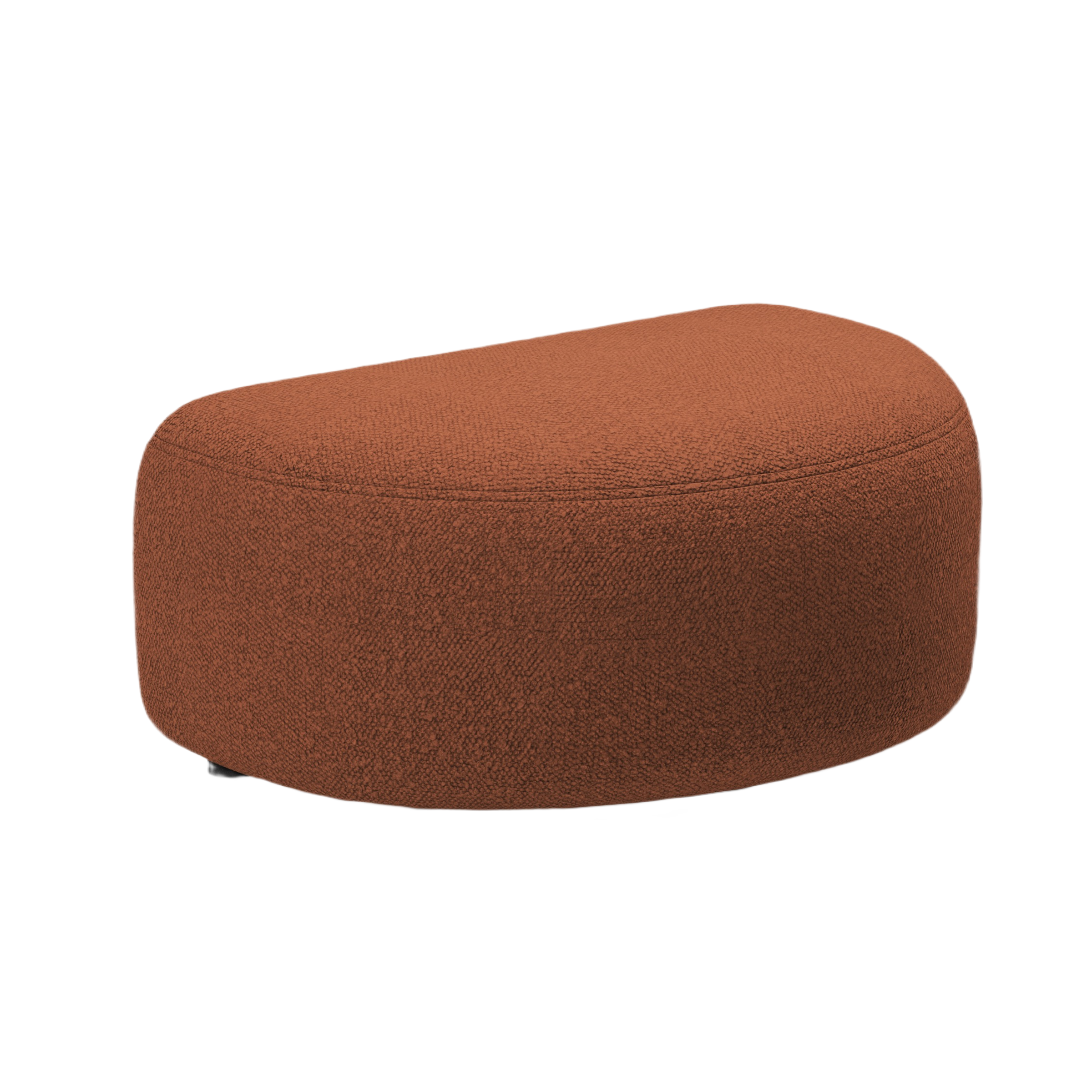 Pouf KATE terracotta boucle