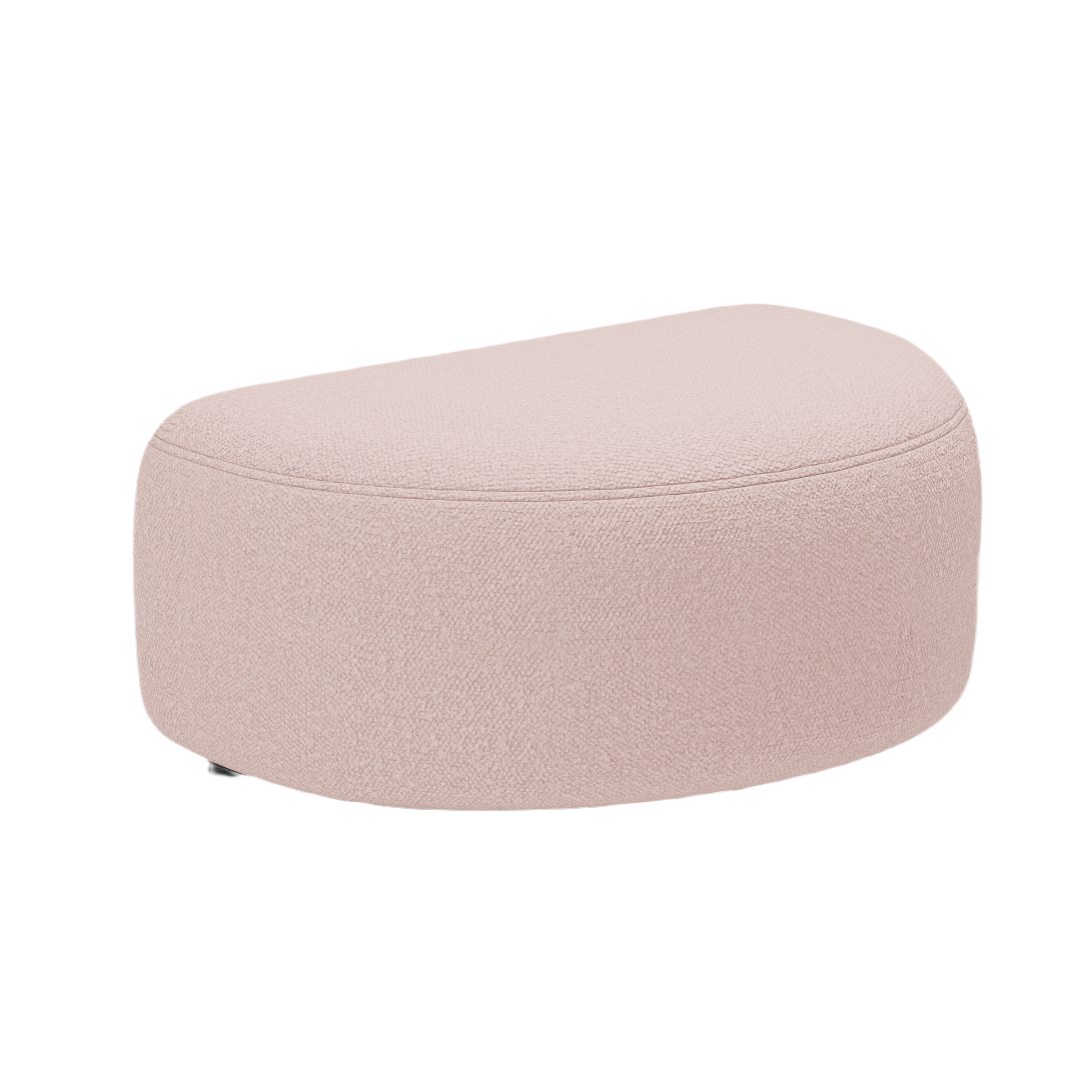 KATE Pink Boucle Pouf