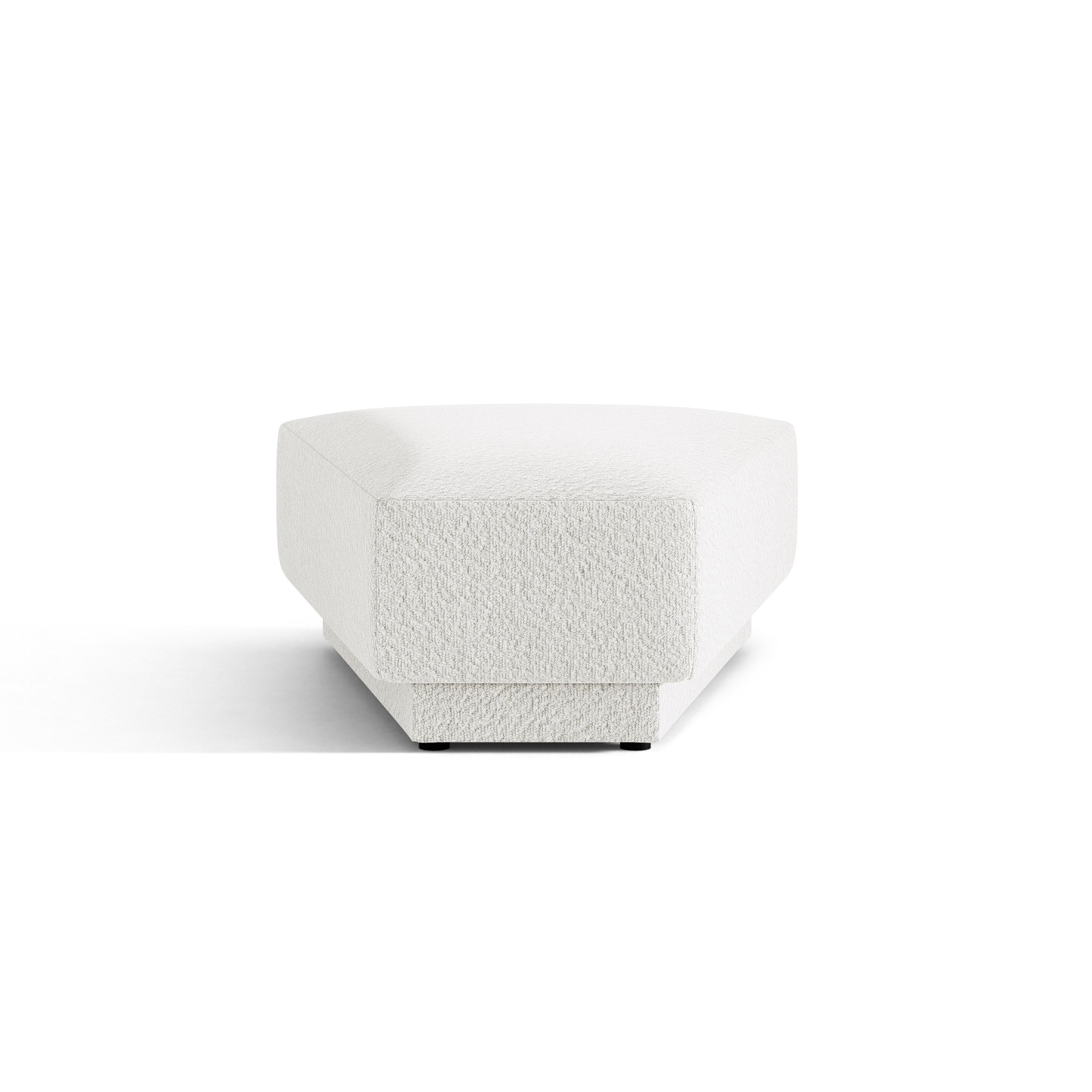 Pouf / Modul MILEY weiß Boucle
