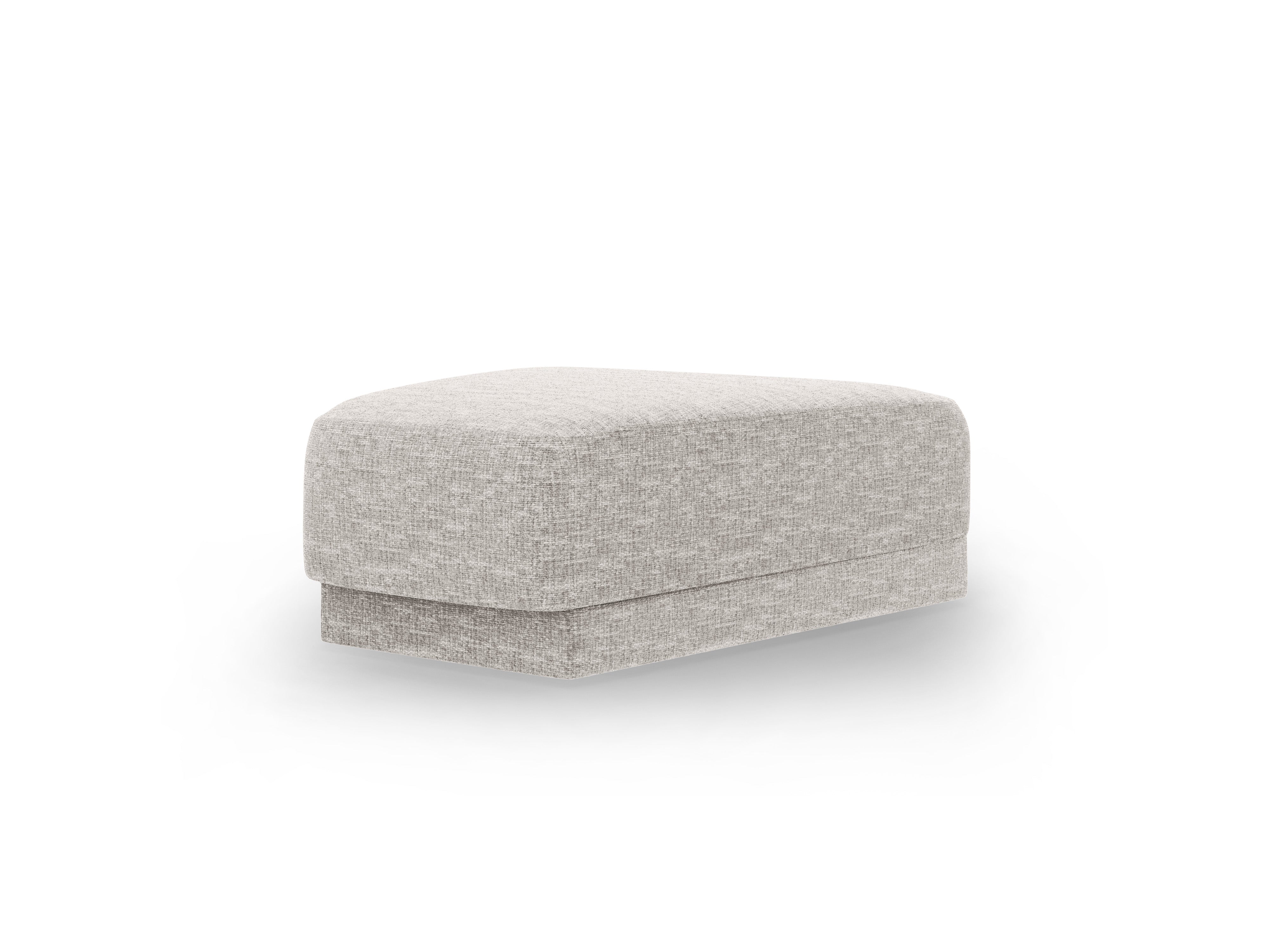 MILEY Puff Light Gray Chenille Silky