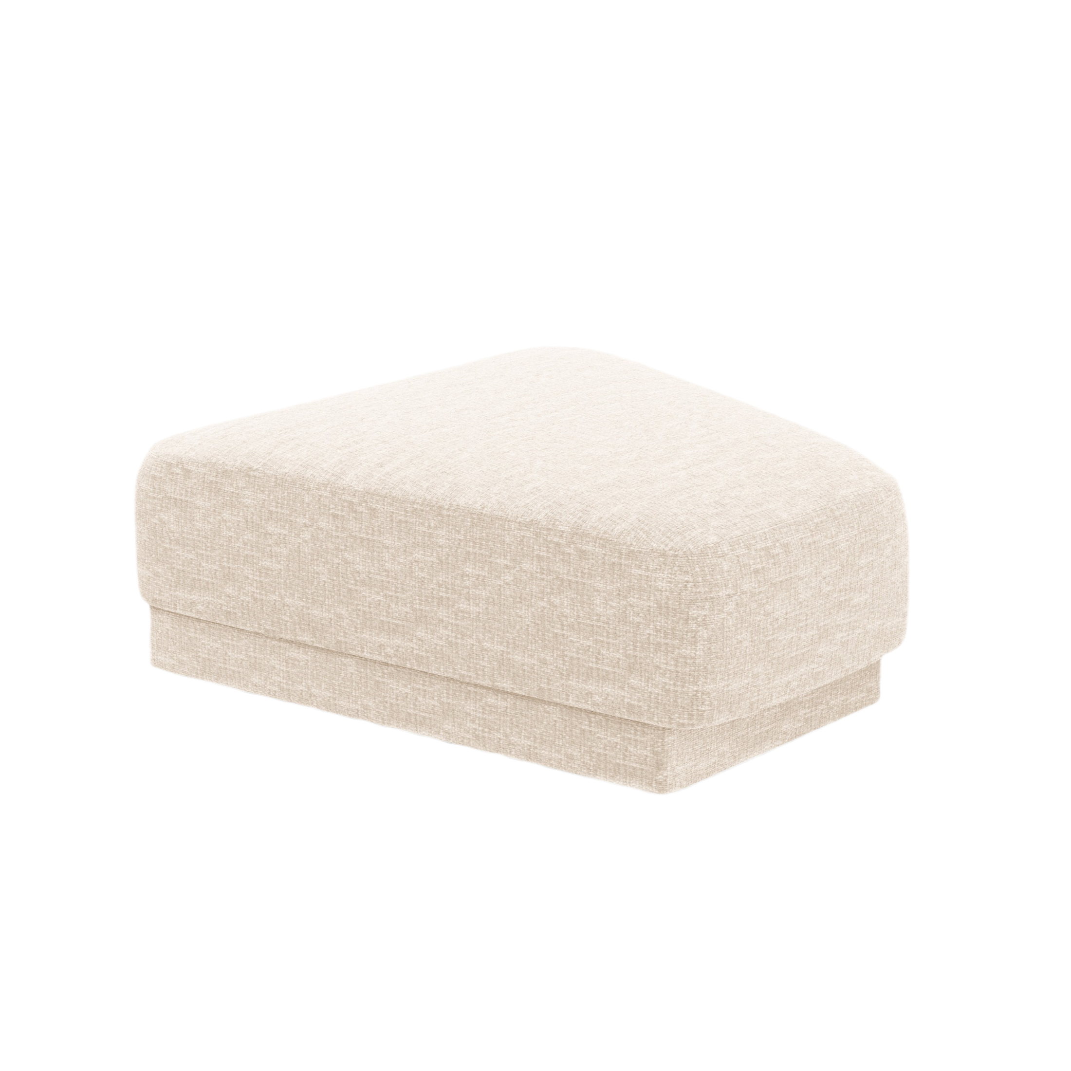 Puf MILEY Elfenbein Chenille