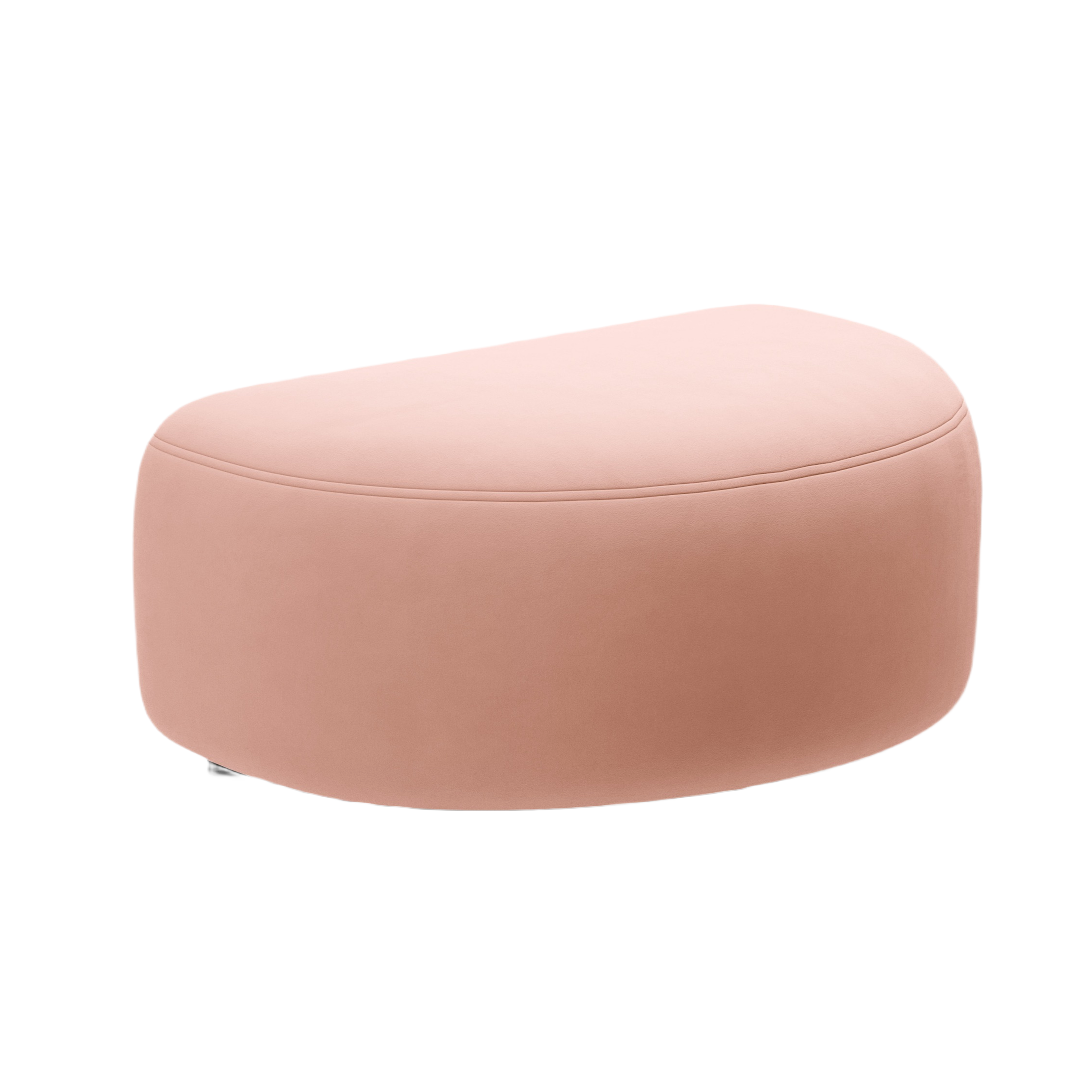 Pink Velvet Pouf KATE
