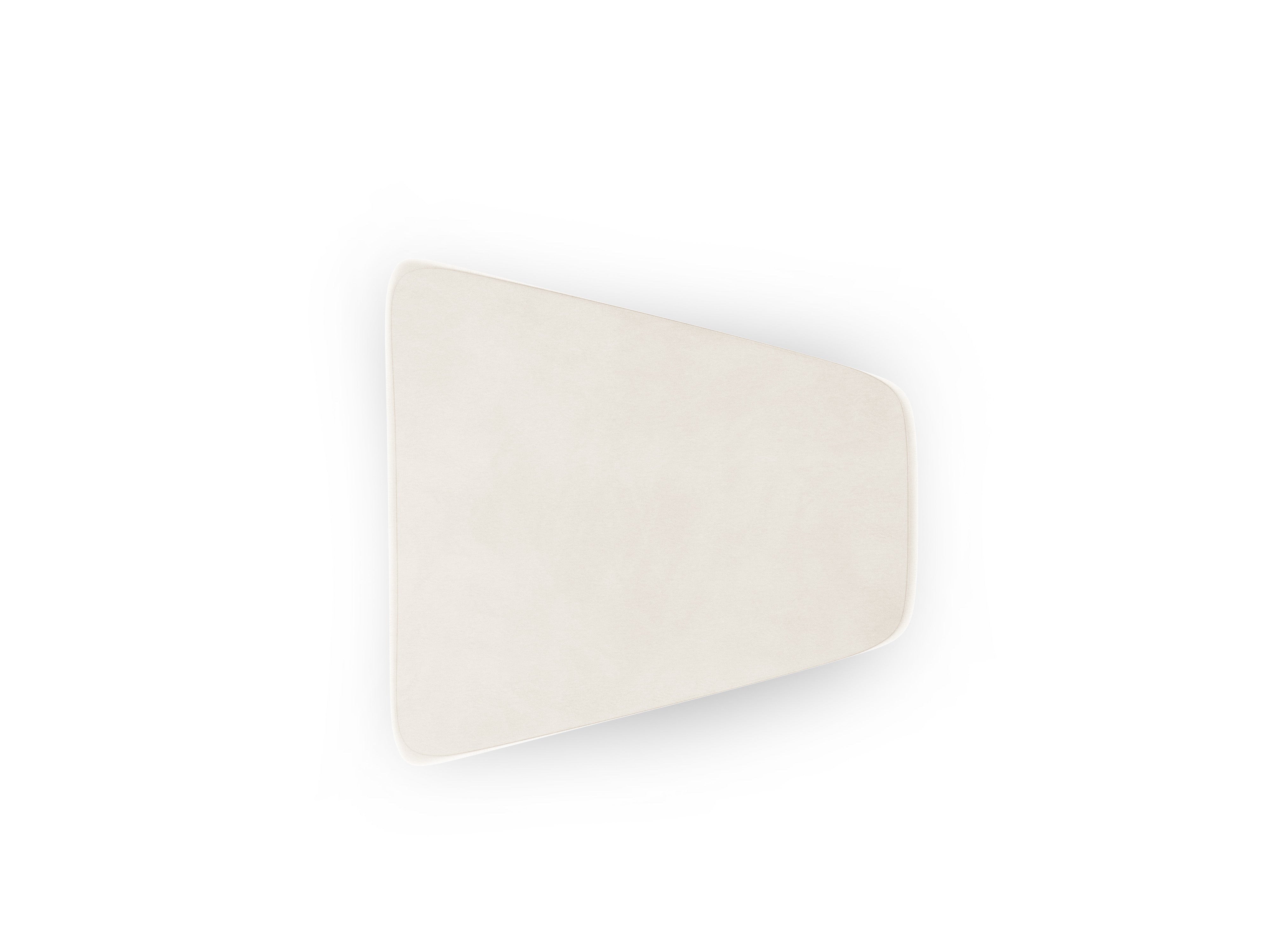 Velvet Pouf MILEY Light Beige