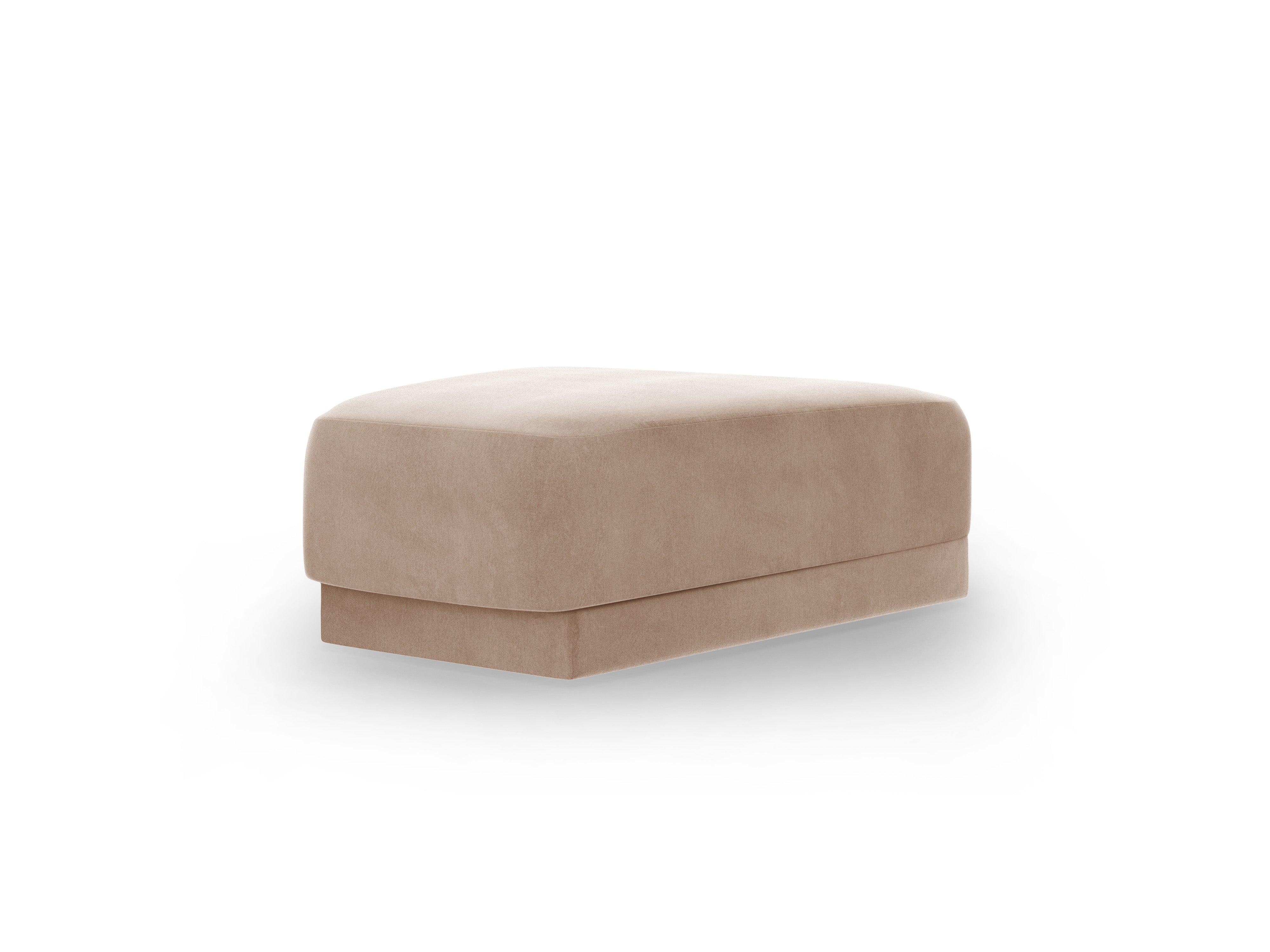 Velvet Pouf MILEY cappuccino