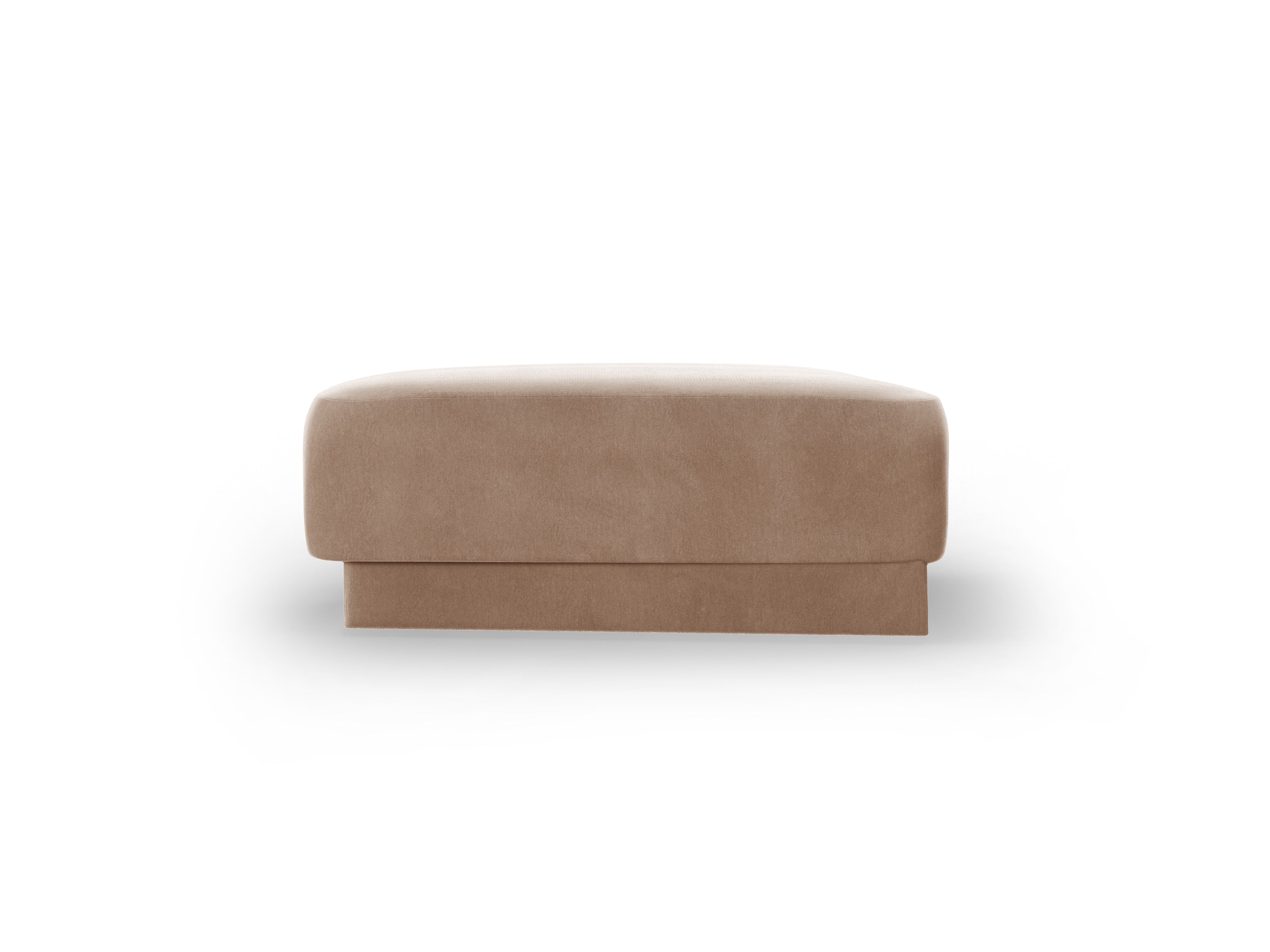 Velvet Pouf MILEY cappuccino