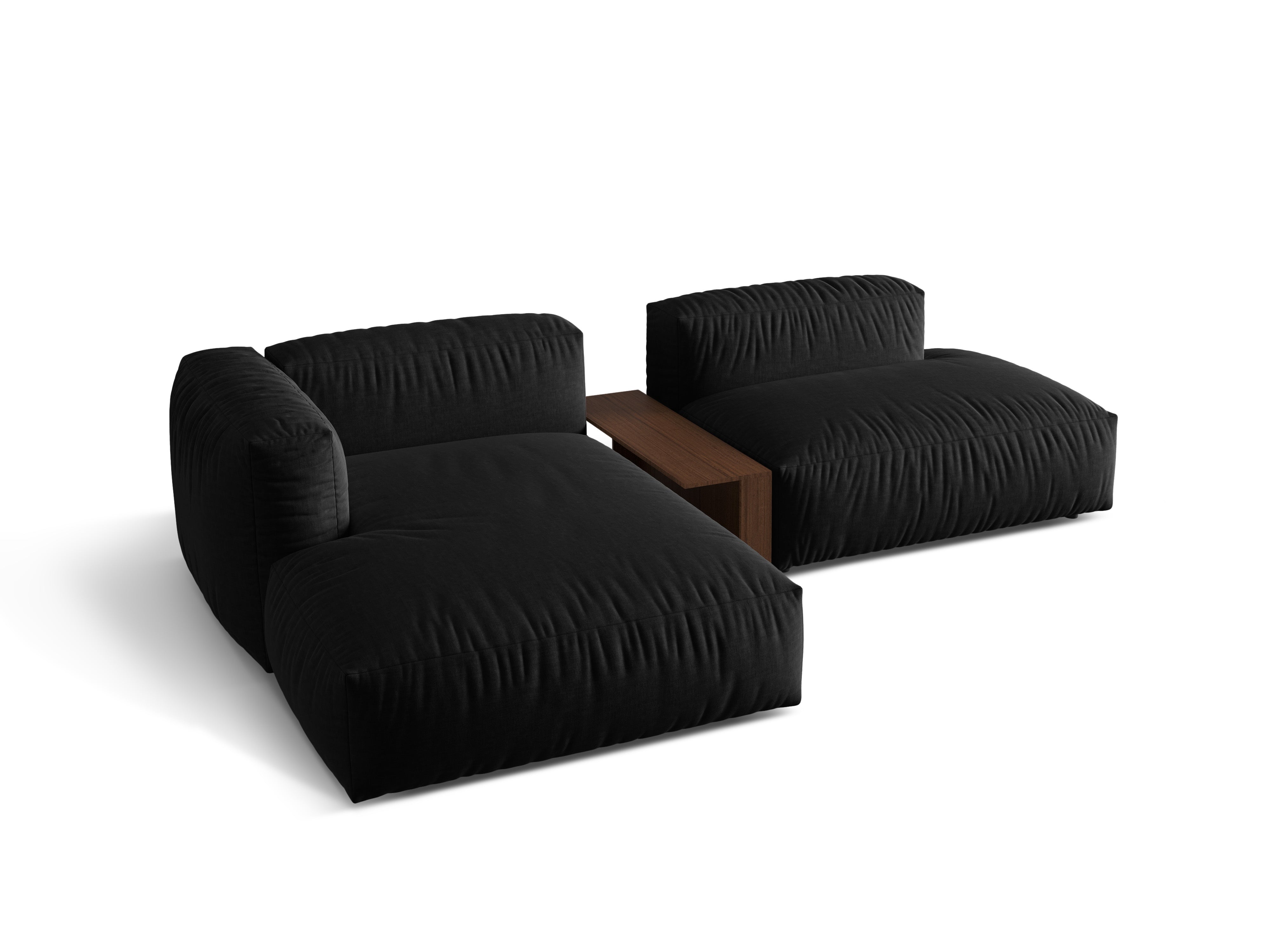 Links -Hand -Ecke mit Martin Black Tisch