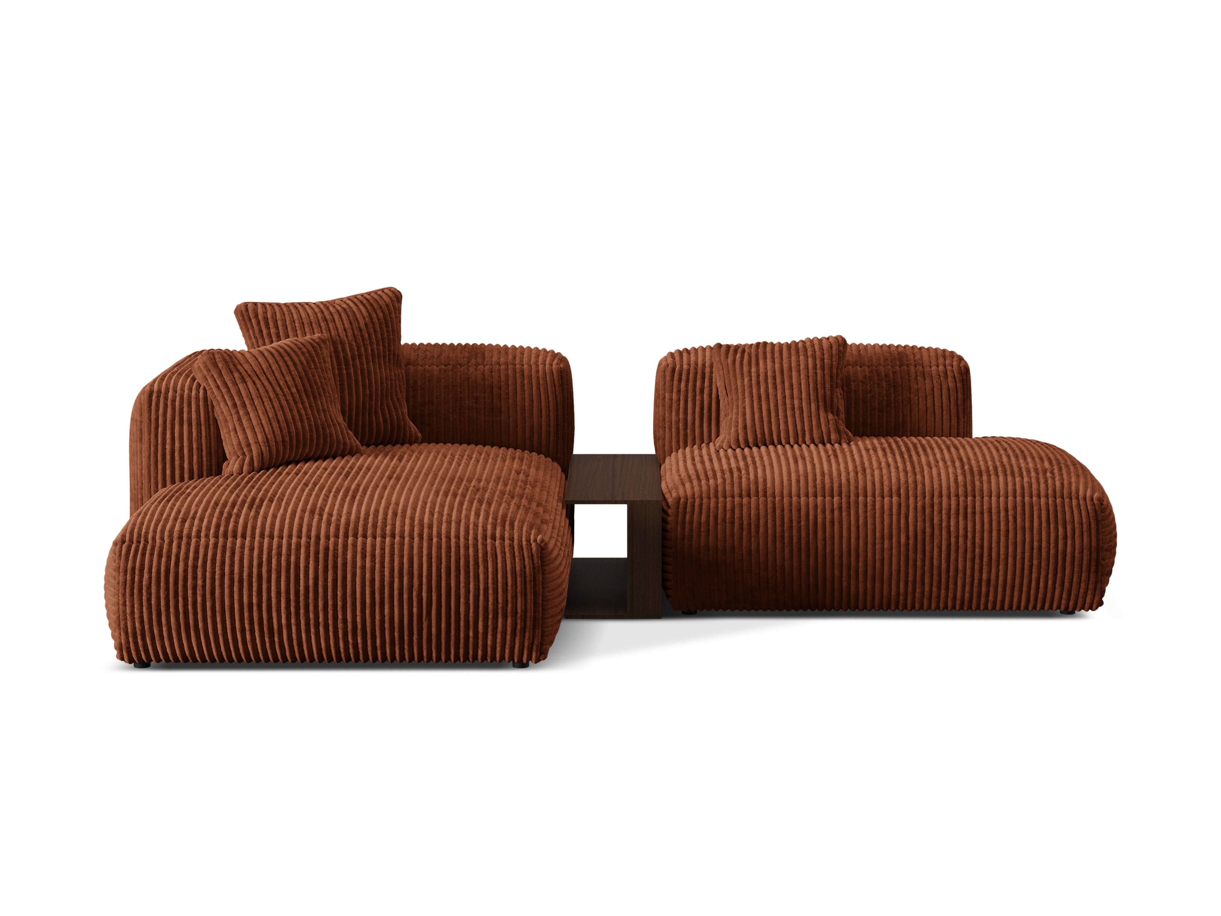 Links -Hand -Ecke mit Martins Tisch, Ziegelcord