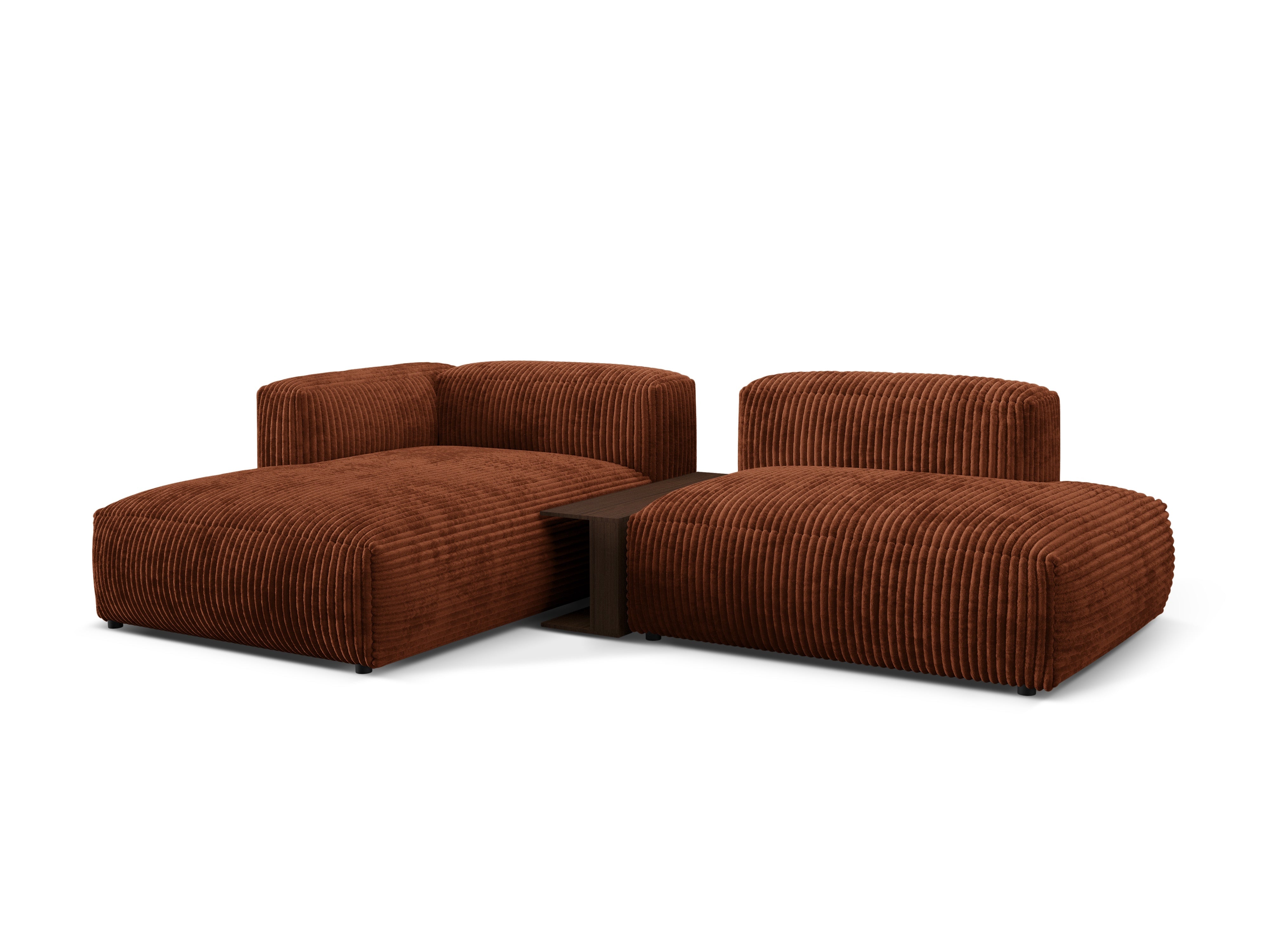 Links -Hand -Ecke mit Martins Tisch, Ziegelcord