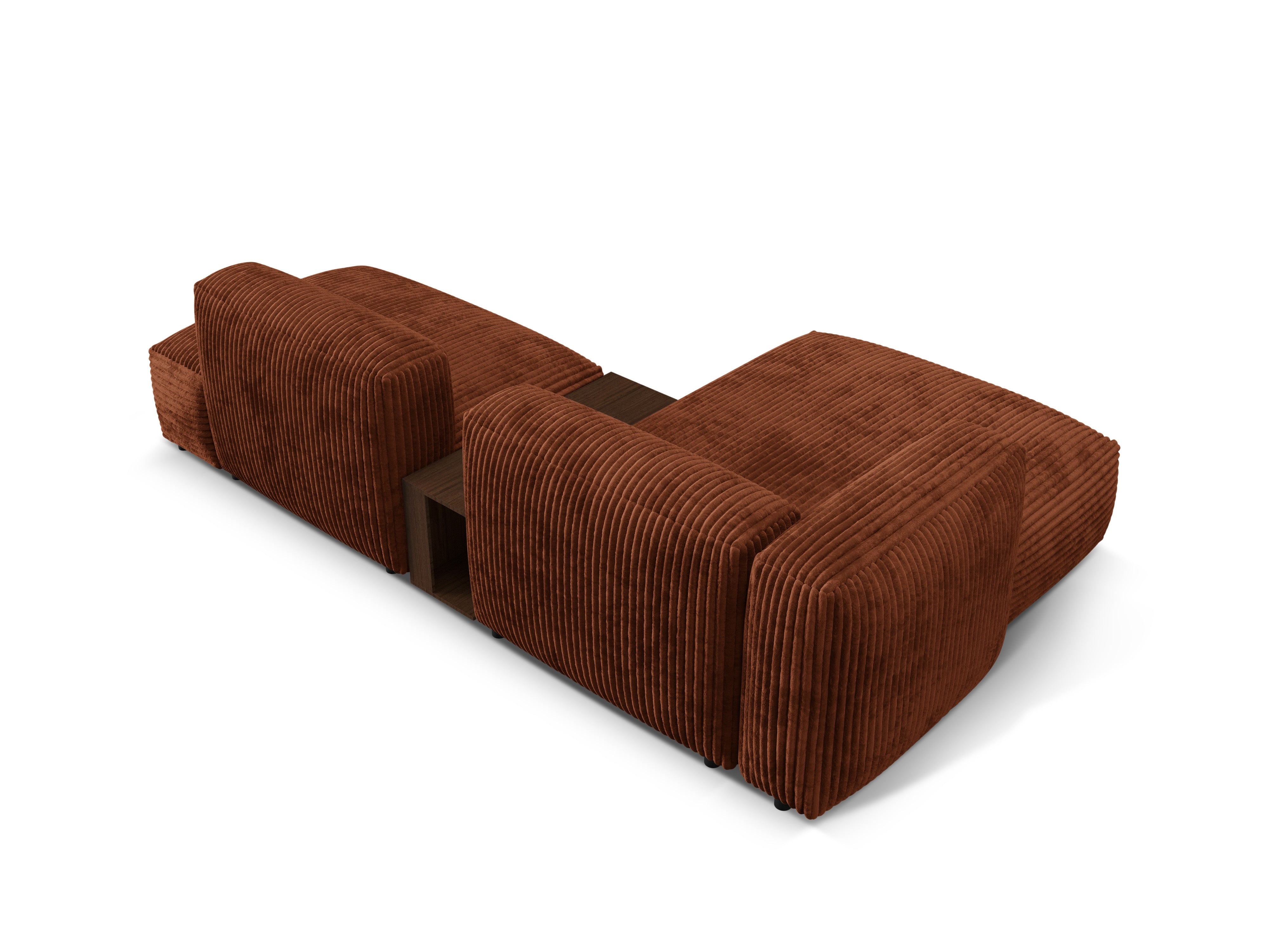 Links -Hand -Ecke mit Martins Tisch, Ziegelcord