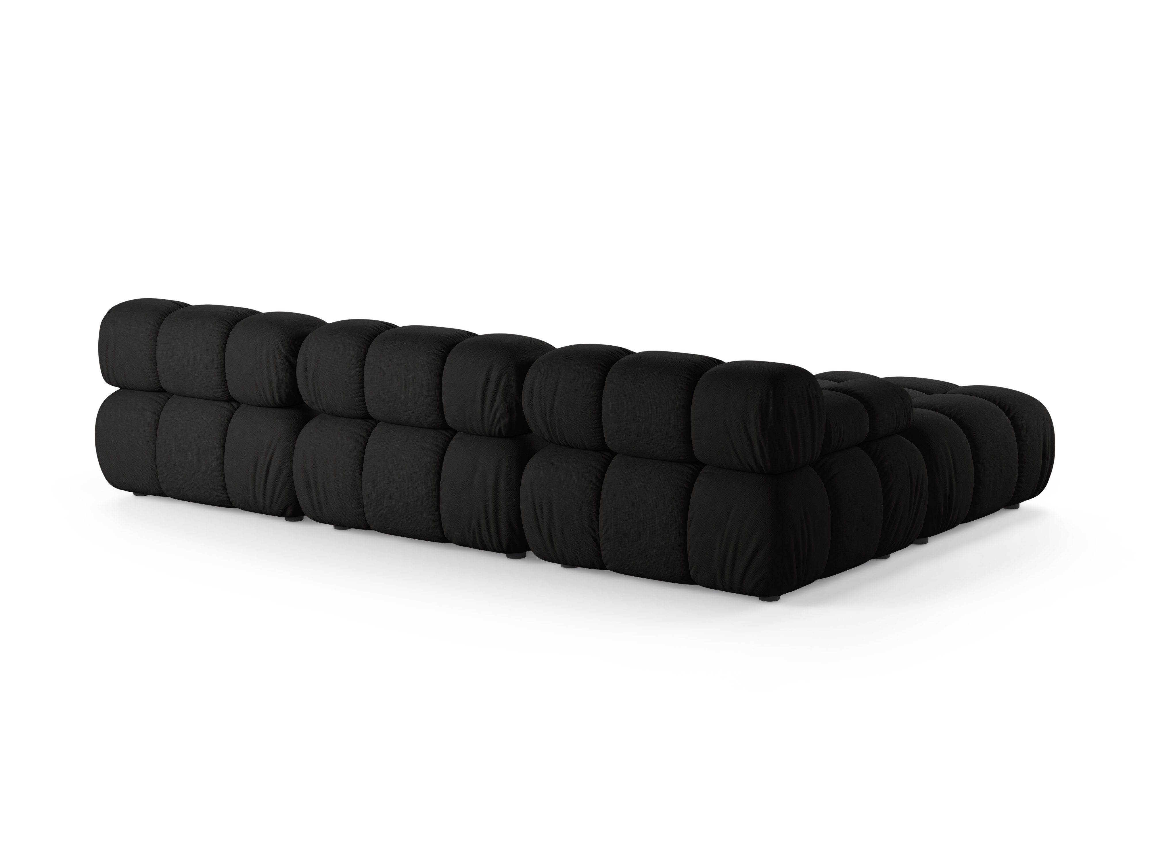 Universelle Eckcouch BELLIS schwarz