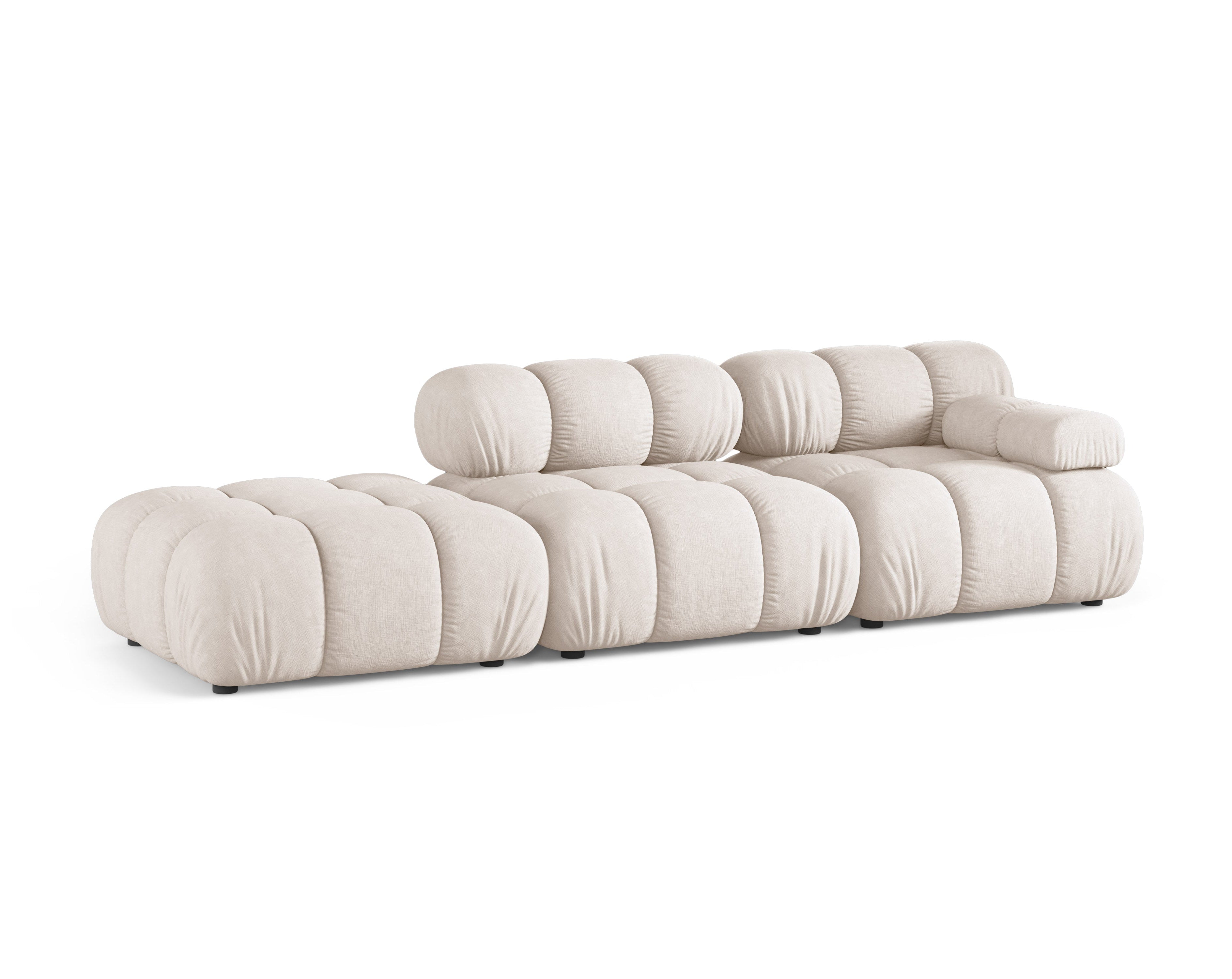 Modulares offenes Sofa BELLIS links, beige